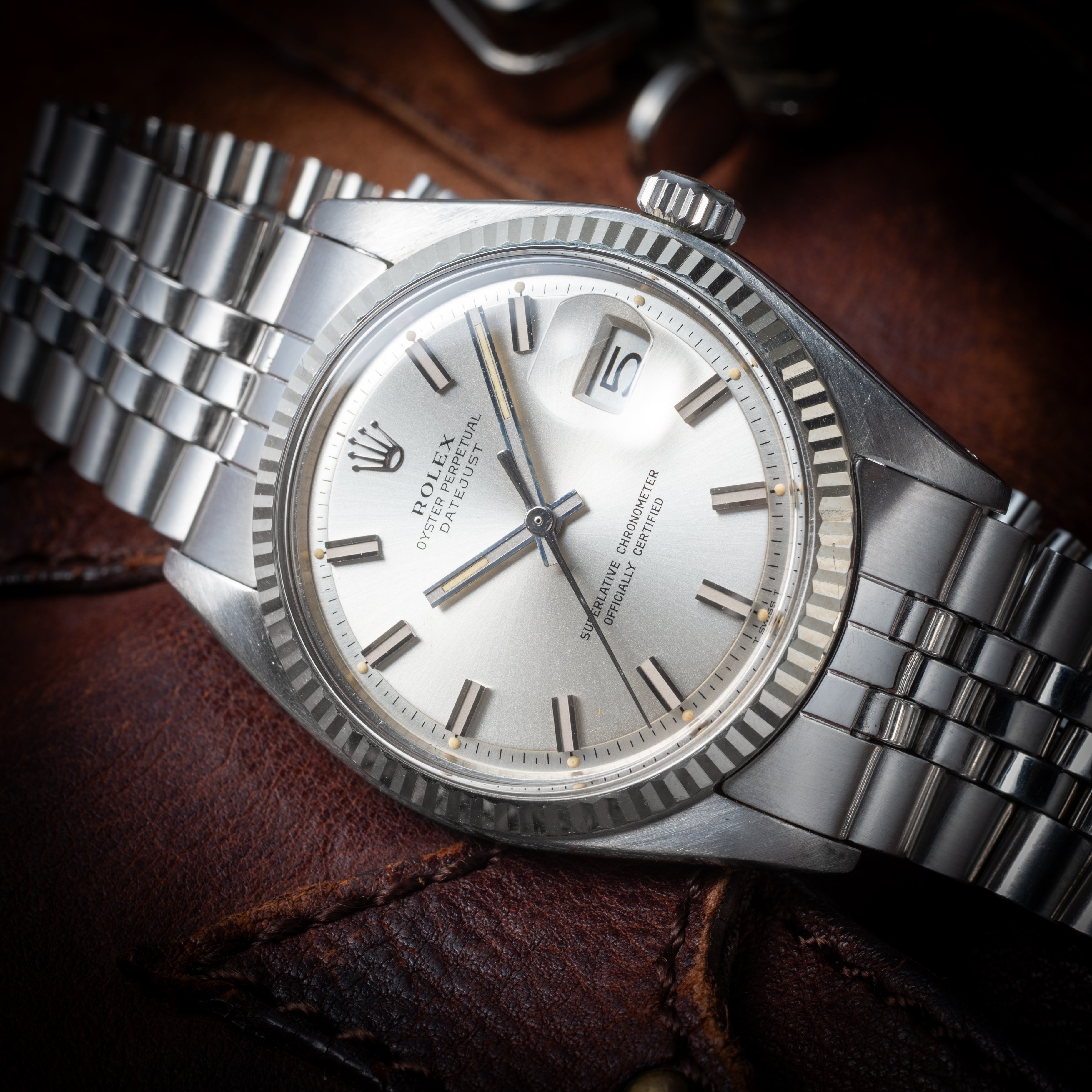 ロレックス デイトジャスト ワイドボーイ 自動巻き 1972年製 Ref.1601 Cal.1570