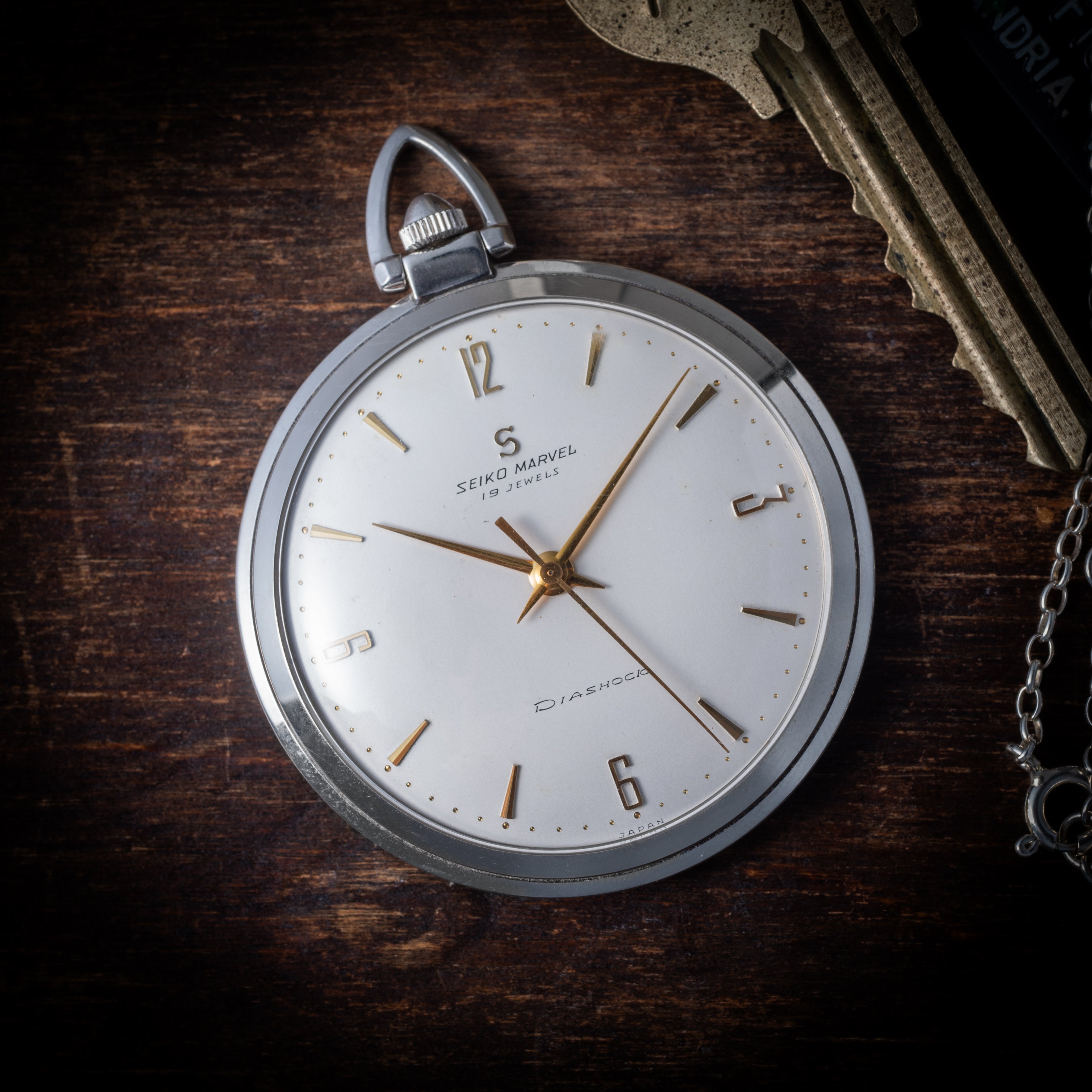 セイコー 懐中時計 マーベル 1959年製 飛びアラビアダイヤル 手巻き