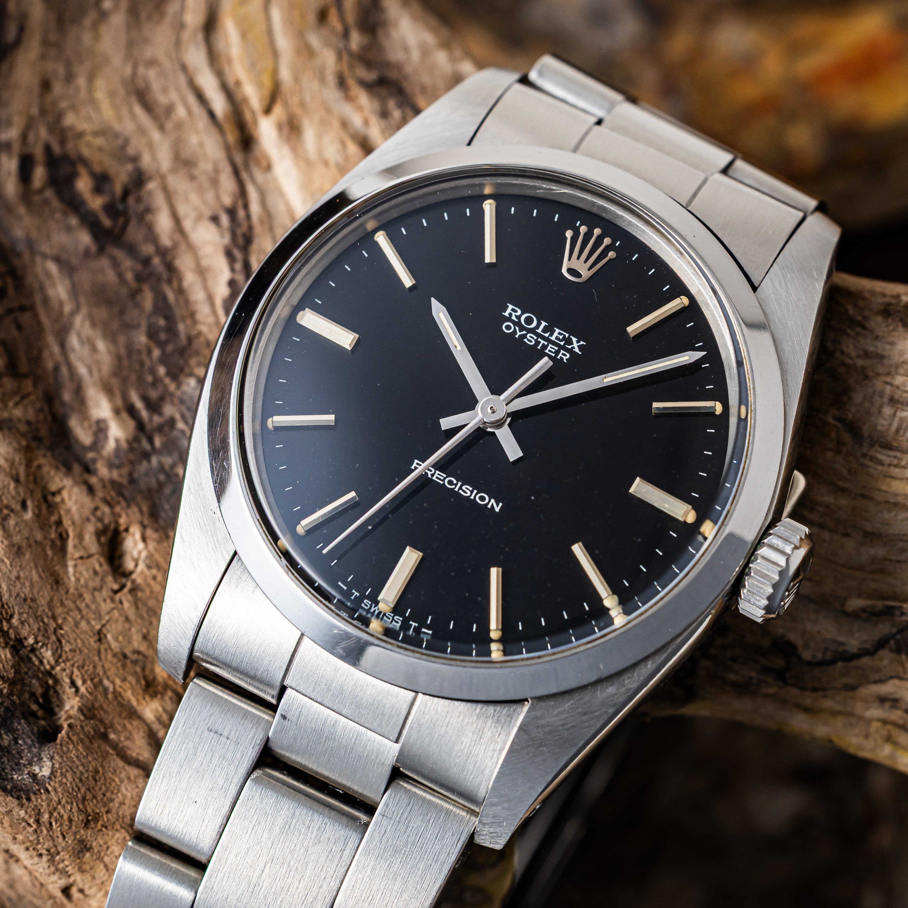 ロレックス オイスター 1987~88年製 ブラックダイヤル Ref.6426