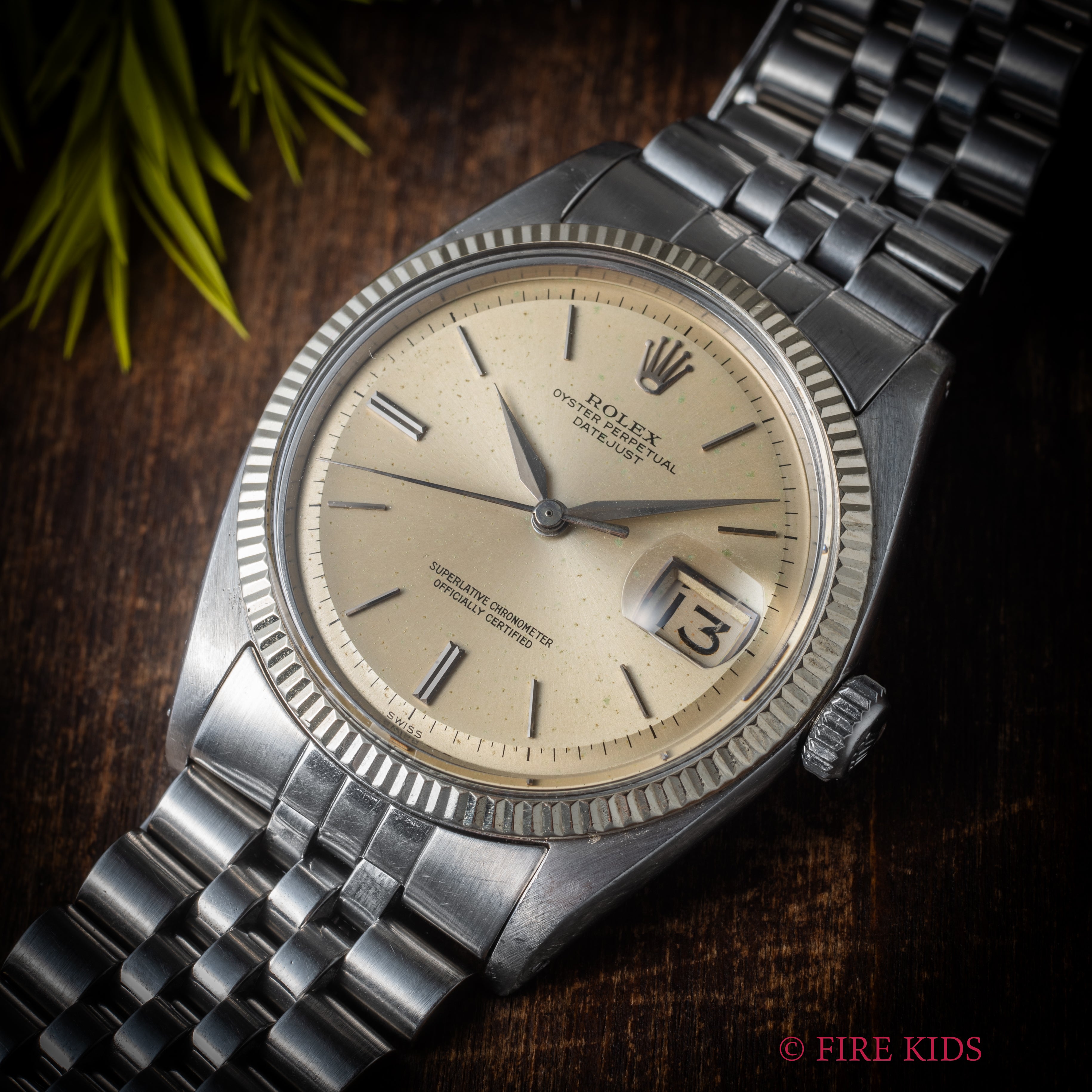 ロレックス デイトジャスト アルファハンド 自動巻き 1961年製 Ref.1601 Cal.1560