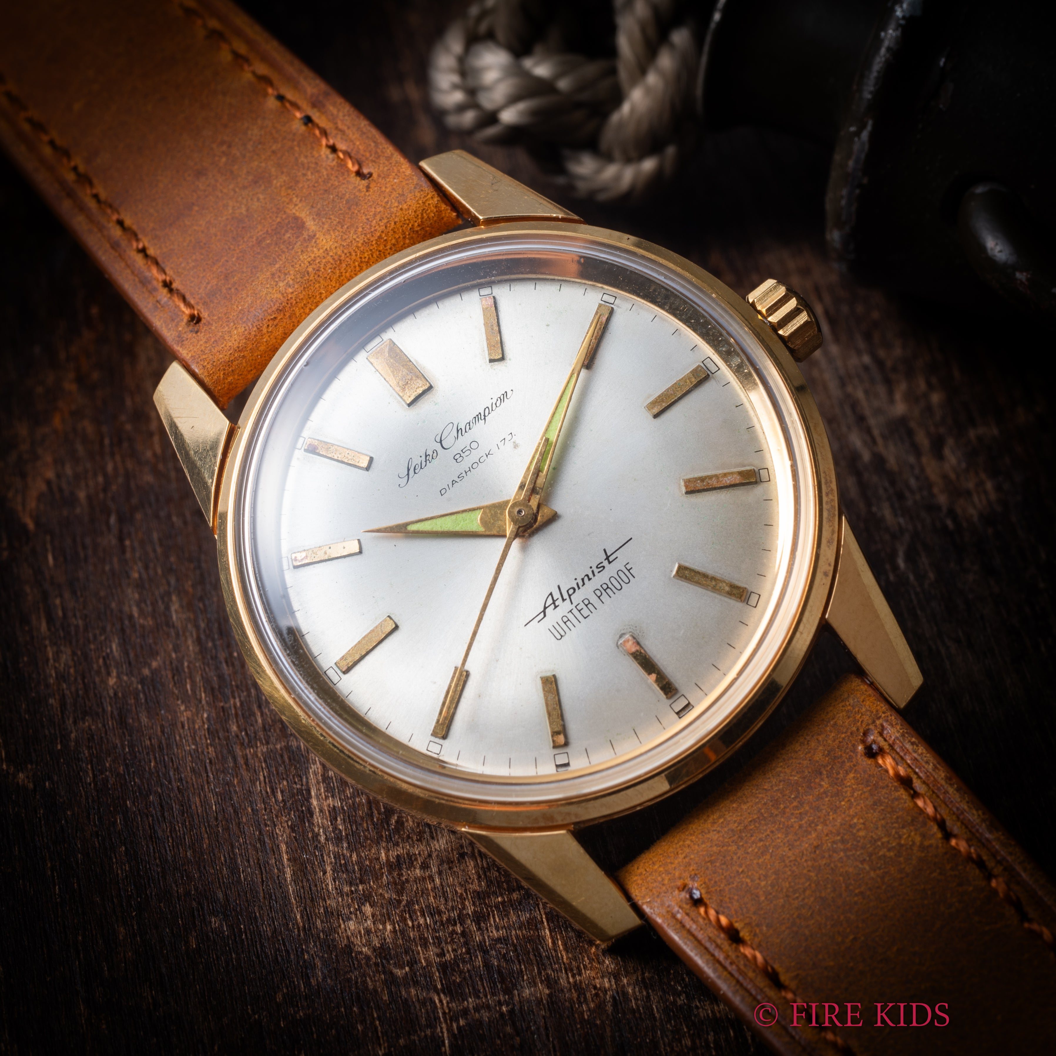 セイコー チャンピオン 850 アルピニスト 1964年製 手巻きRef.85899 EGPケース