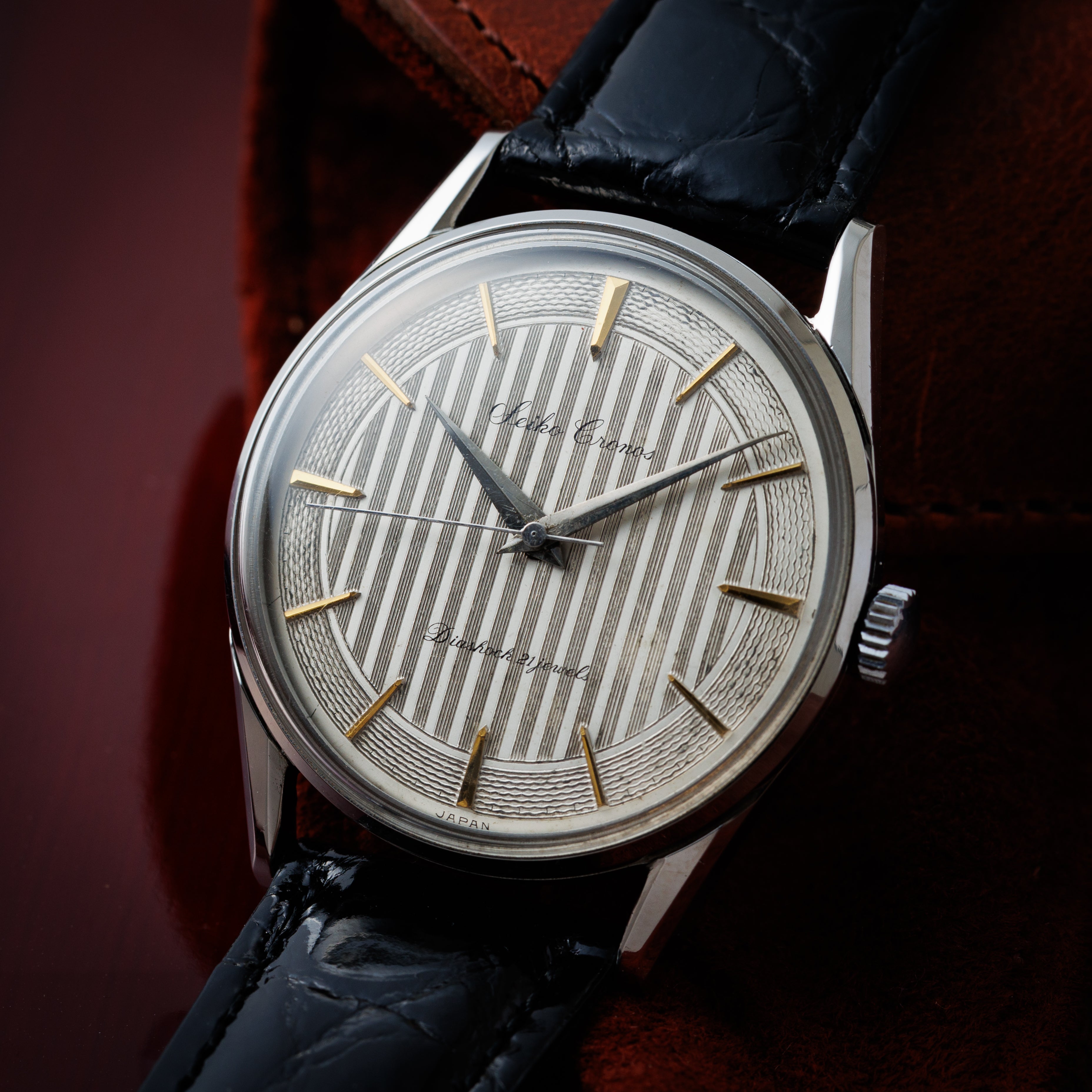 セイコー クロノス ツートンタペストリーダイヤル 1960年製（昭和35年製）手巻