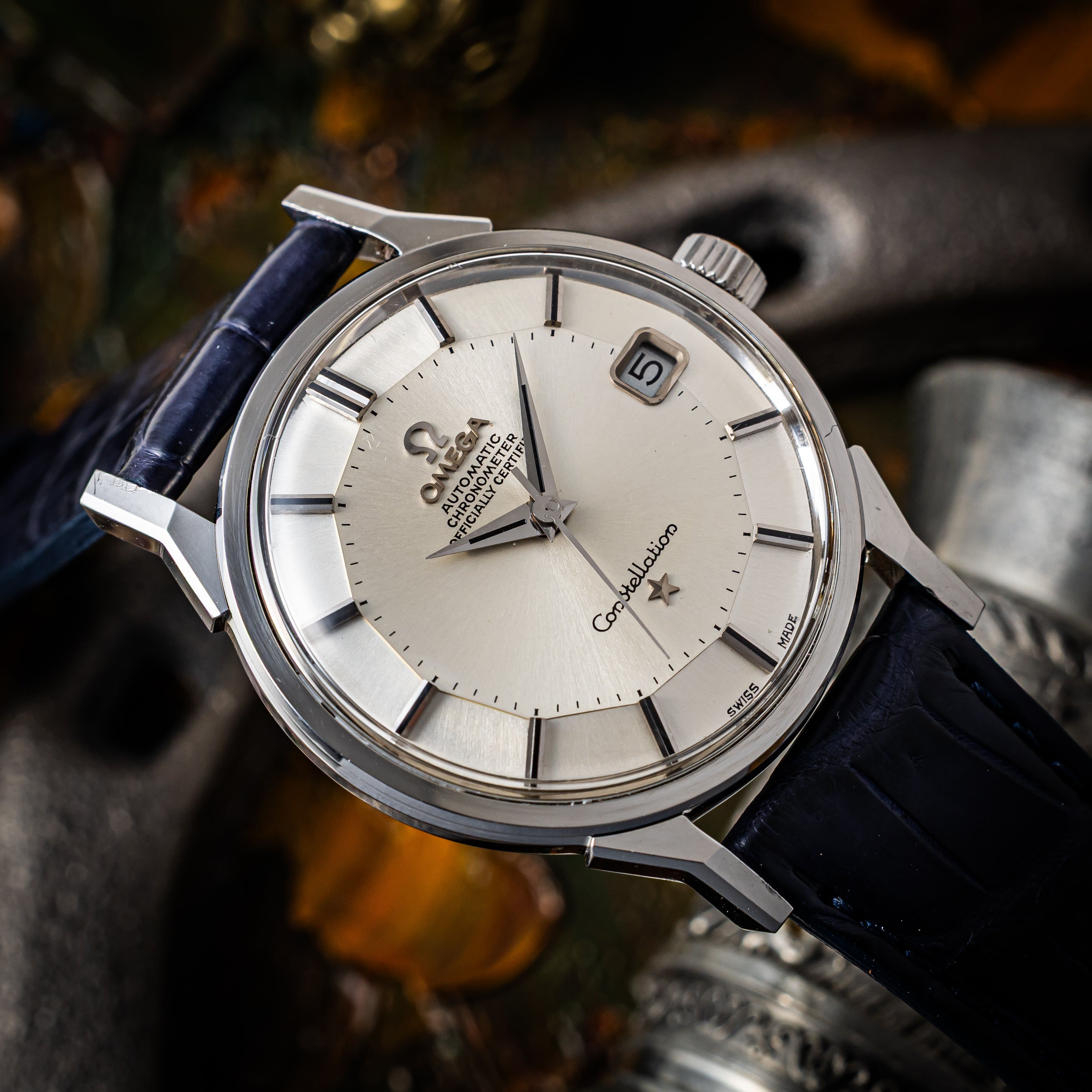 オメガ コンステレーション 12角 自動巻き 1972年製 Ref.168.005 Cal.564 シルバーダイヤル