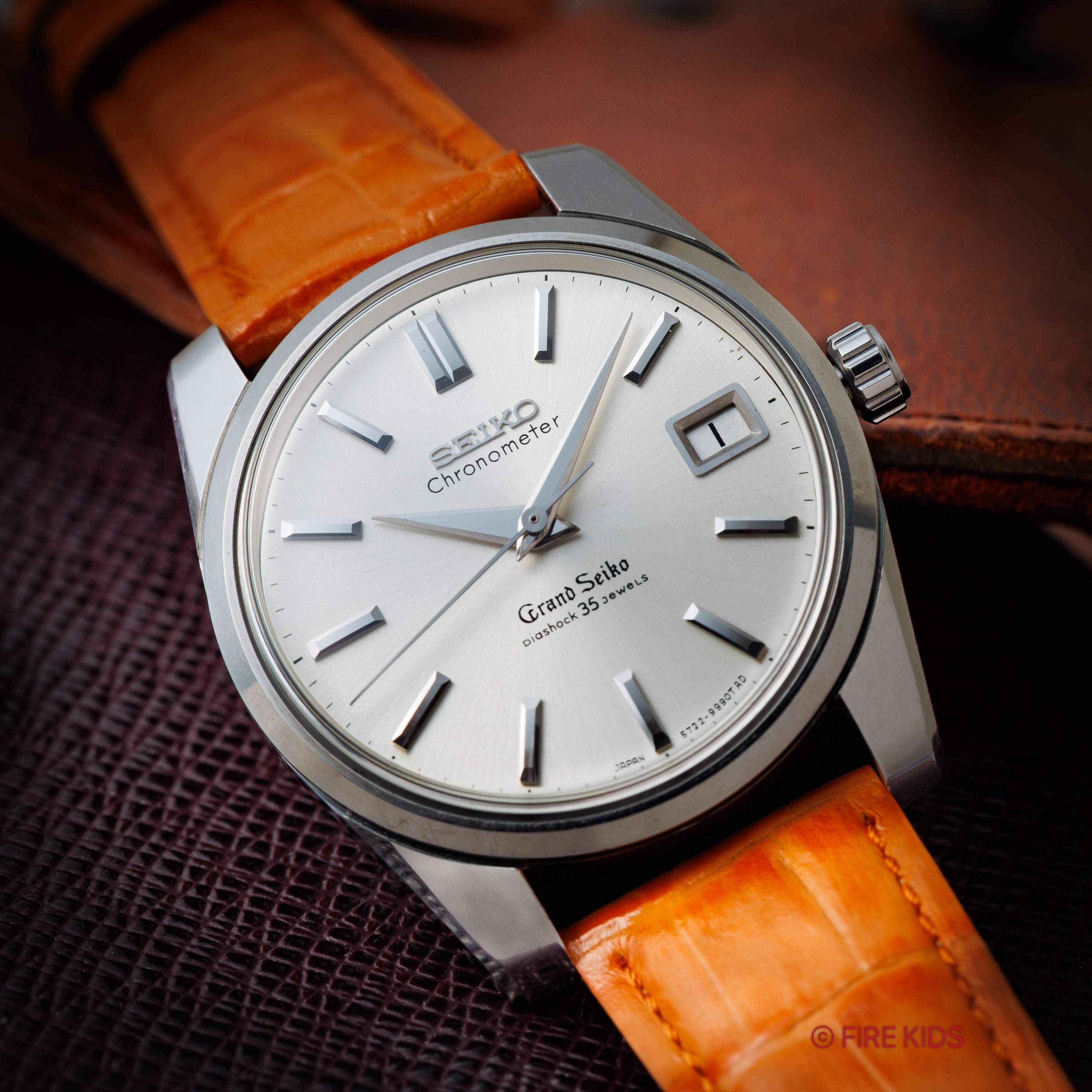 グランドセイコー 1965年製 57GS Ref.5722-9970 東芝勤続25周年記念