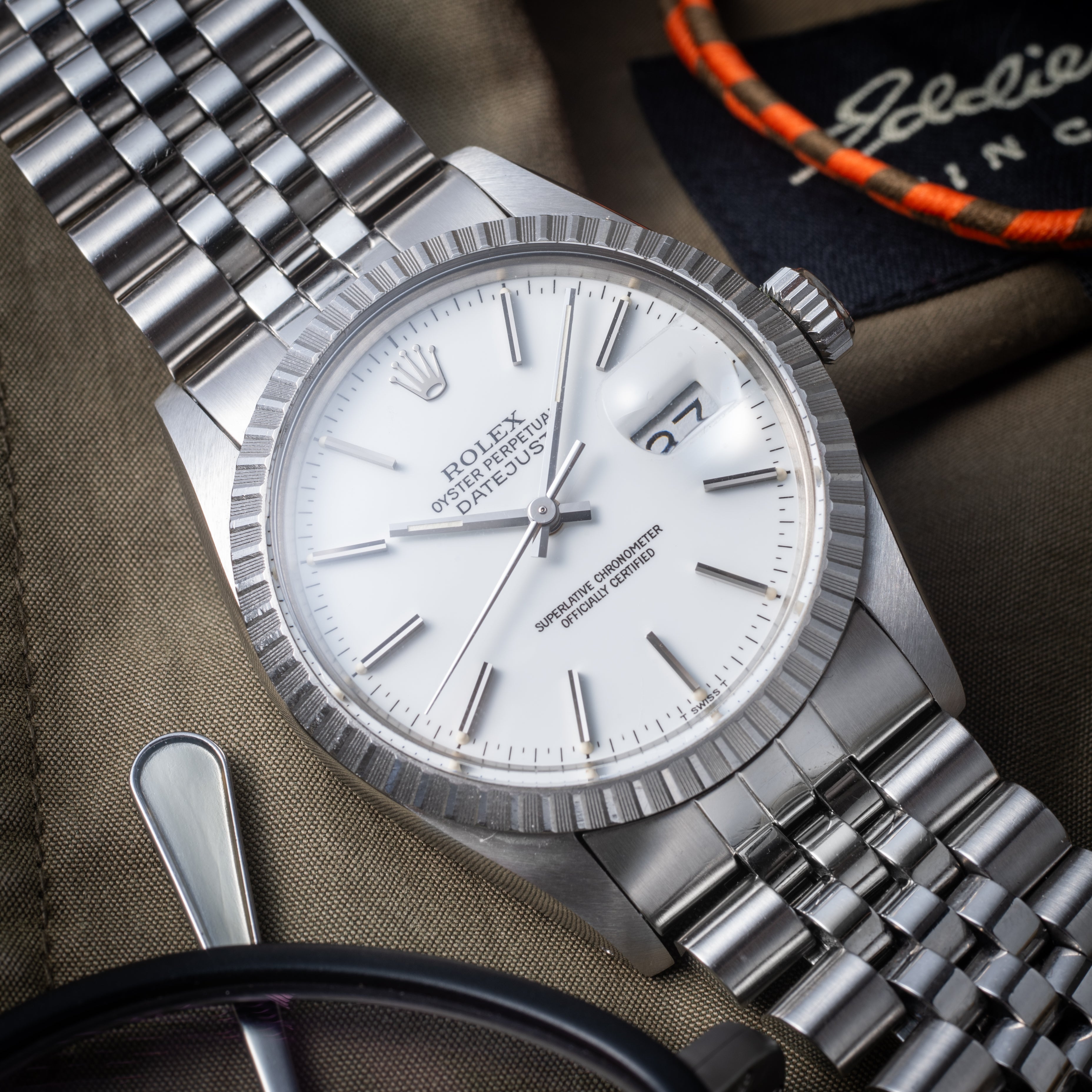 ロレックス デイトジャスト 1984年製 ホワイトダイヤル Ref.16030 ギャラ付