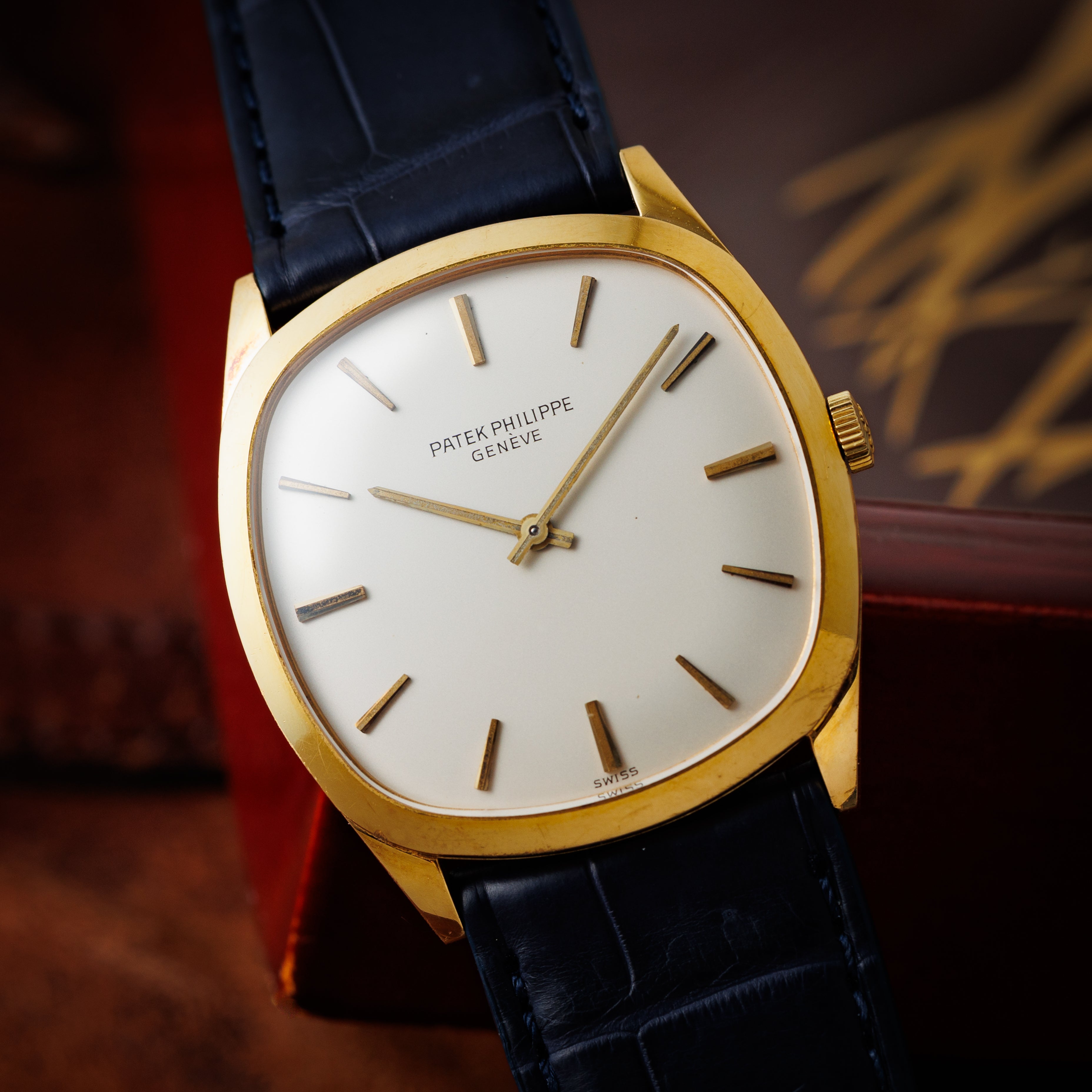 パテックフィリップ ゴールデンエリプス 18金無垢 手巻き 1970年代 Ref.3544 Cal.23-300PM