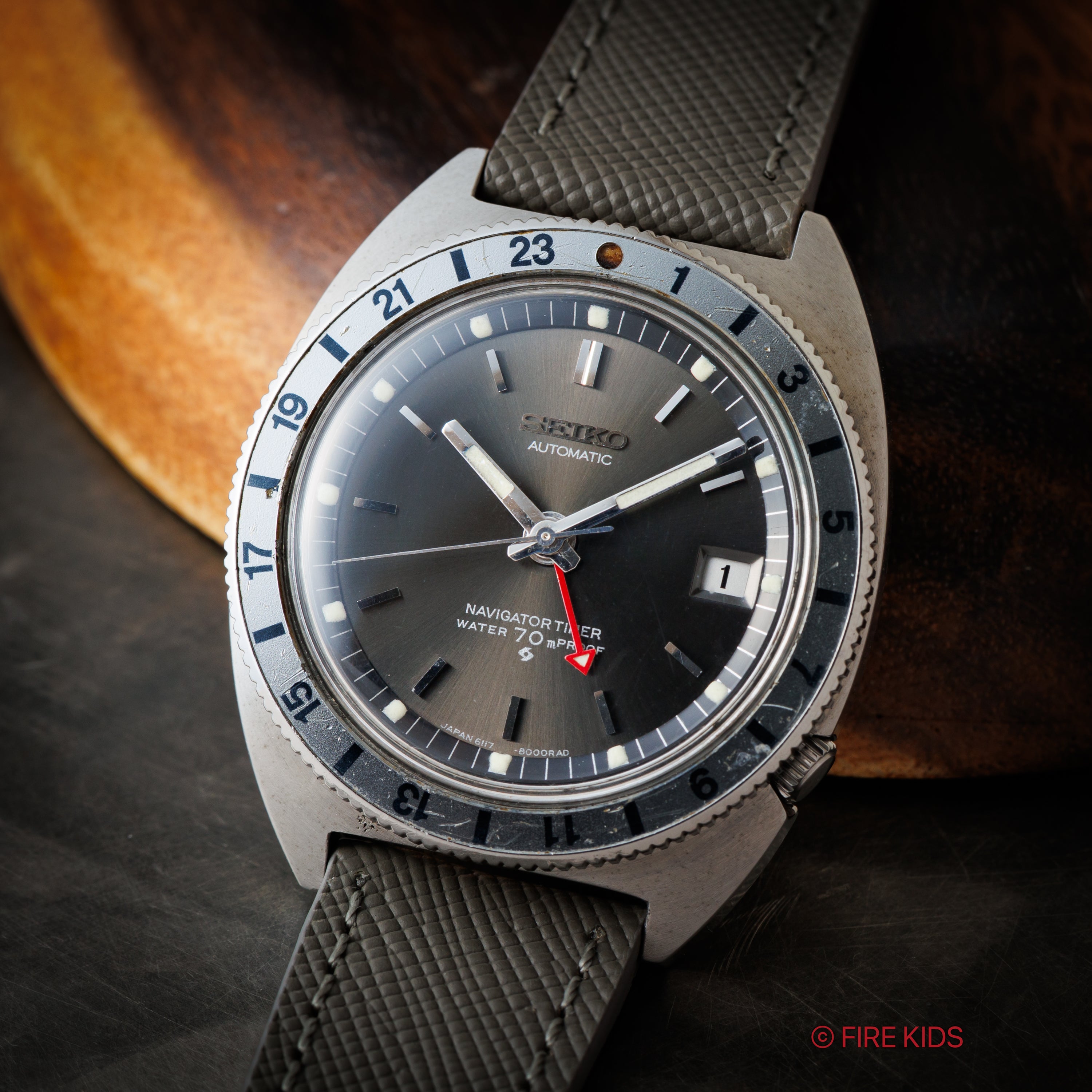 セイコー ナビゲータータイマー 1968年製 自動巻き Ref.6117-8000 GMT