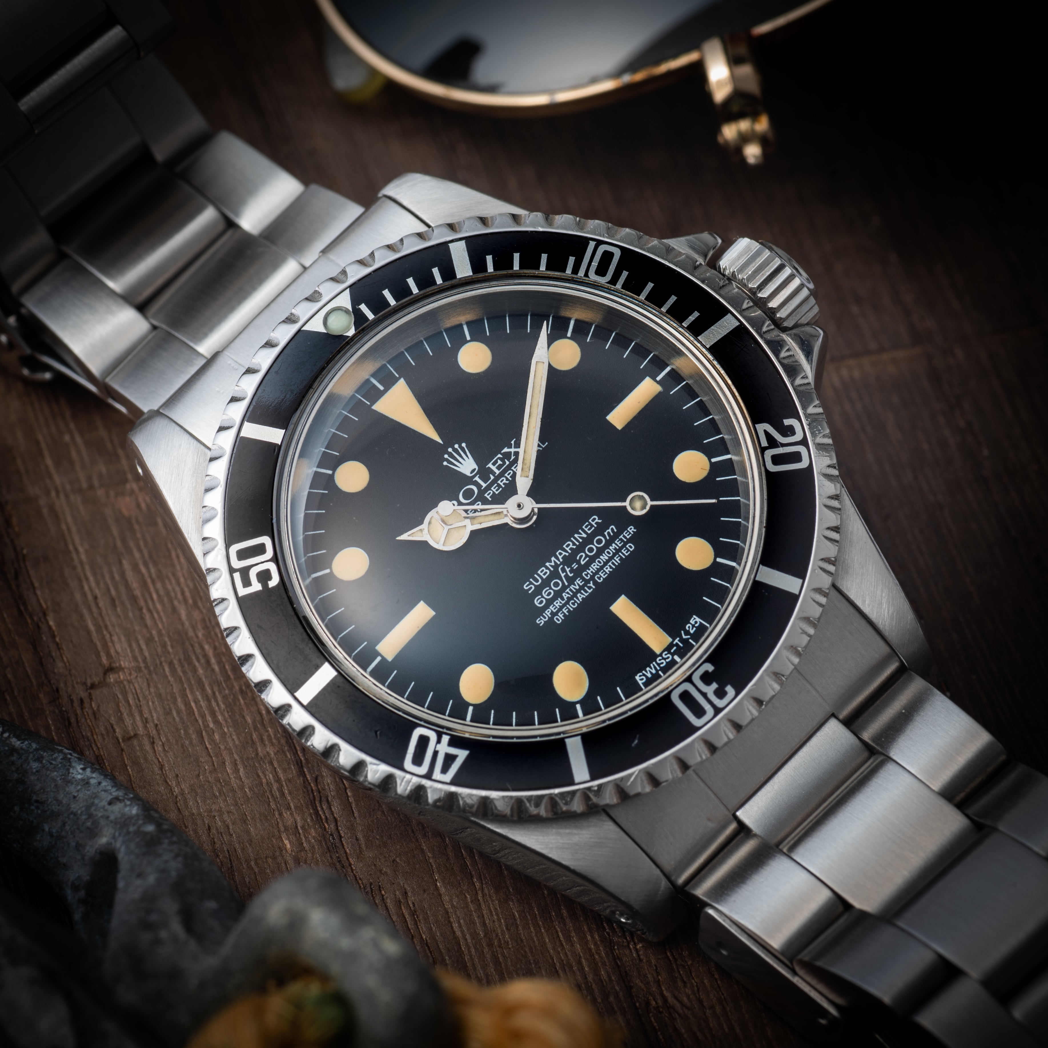 ロレックス サブマリーナー Ref.5512 1978年製 ノンデイトクロノメーター自動巻 オールトリチウム