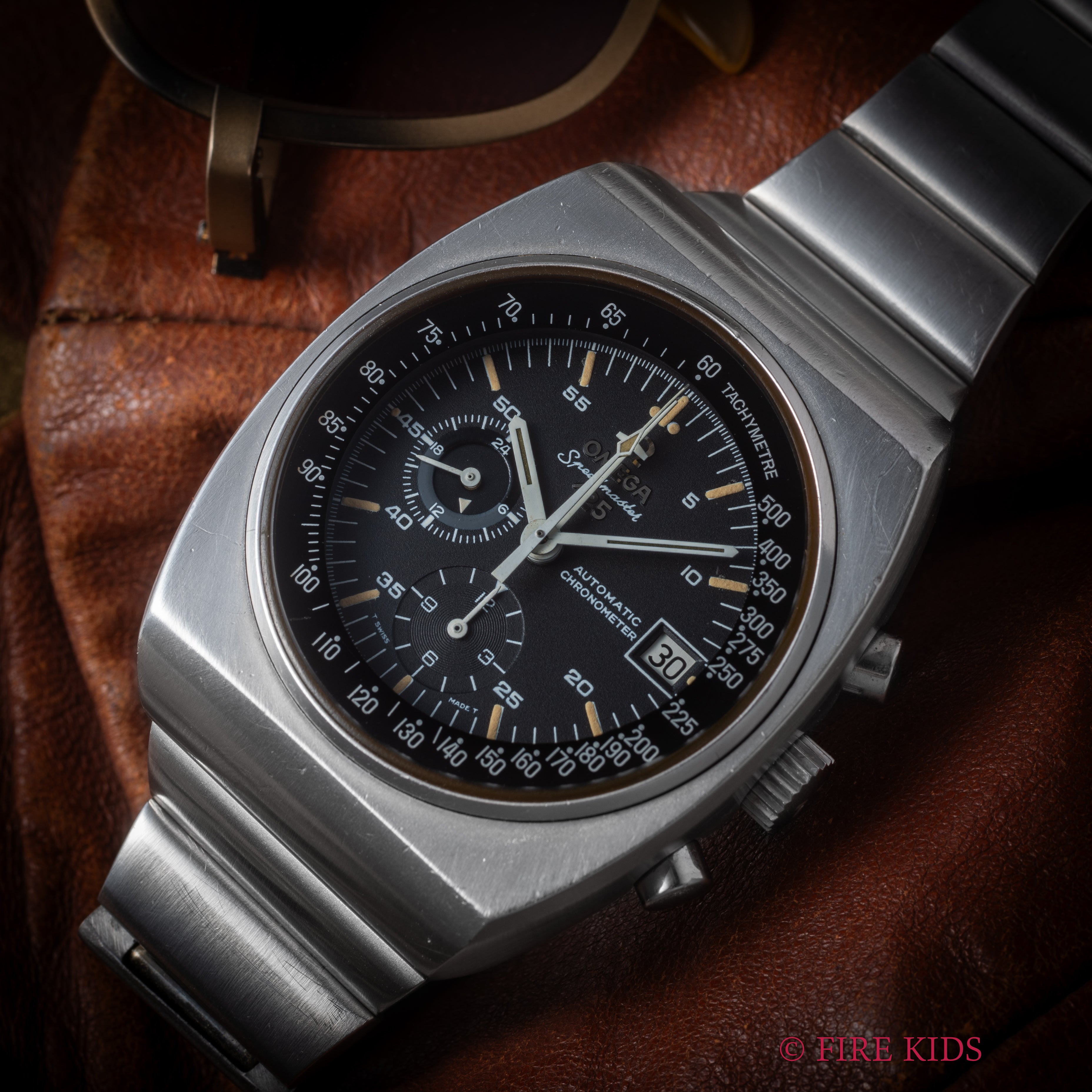 オメガ スピードマスター125 1972年製 オメガ125周年記念モデル 自動巻クロノメーター 箱付き