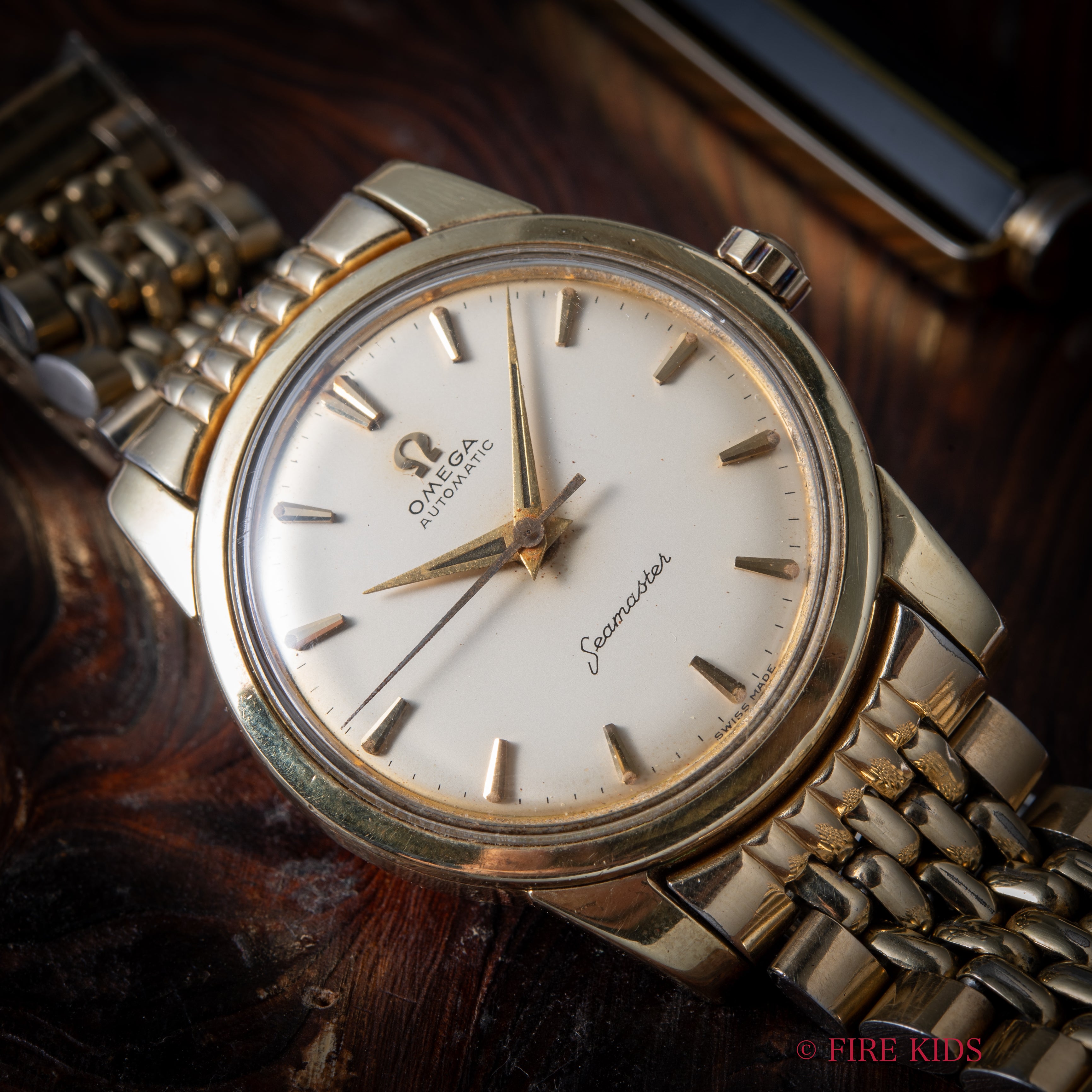 オメガ シーマスター ビッグシーホースマーク 1958年製 Ref.2997SC トップゴールド