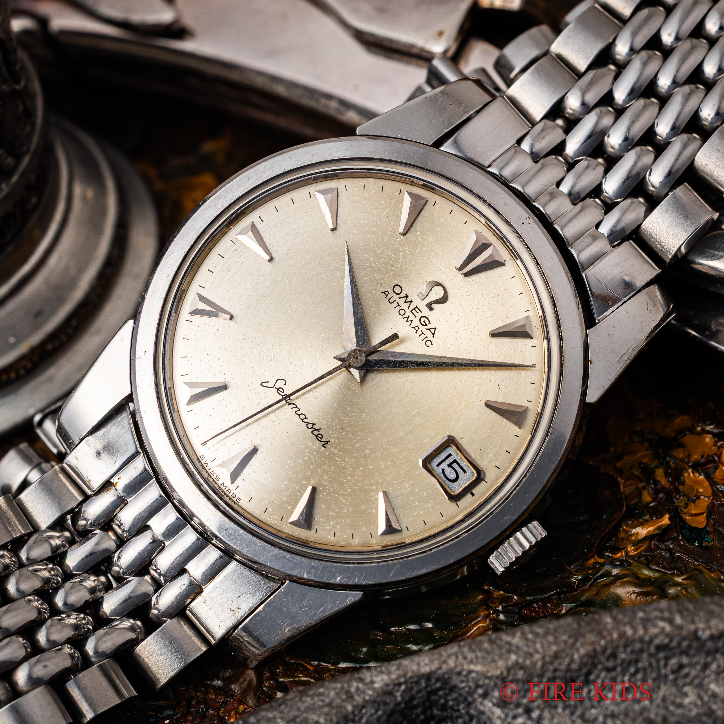 オメガ シーマスター 1962年製 自動巻き Cal.562 Ref.14762 SC 61 純正ブレス付き