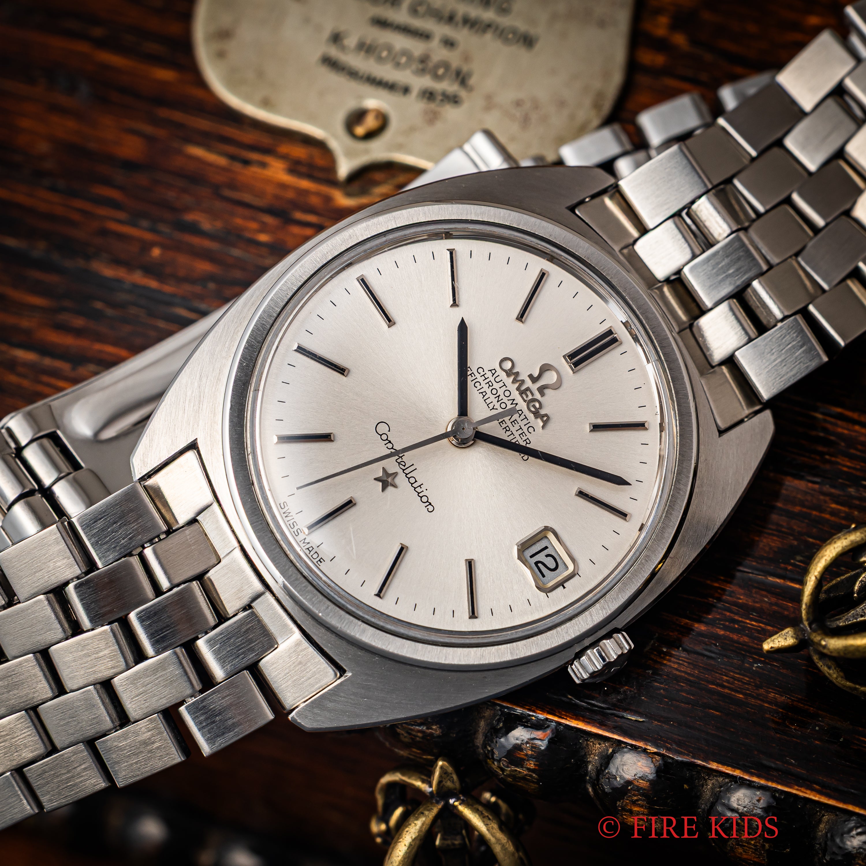 オメガ コンステレーション ジェンタデザイン前期型 1969年製 Ref.ST 168.017 純正ブレス付き