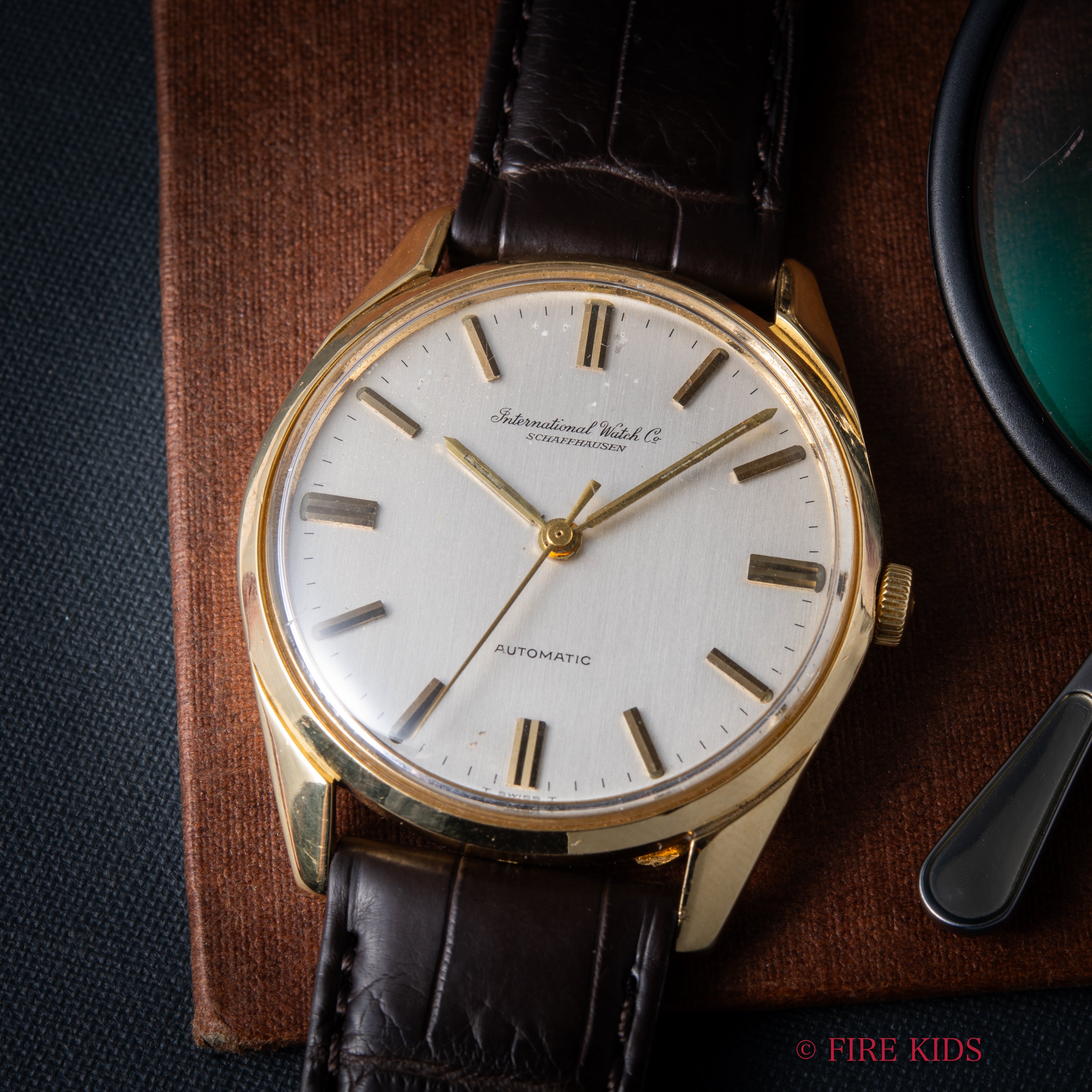 IWC 18金無垢ラウンドケース ペラトン式自動巻き 1967年製 Ref.810A Cal.854