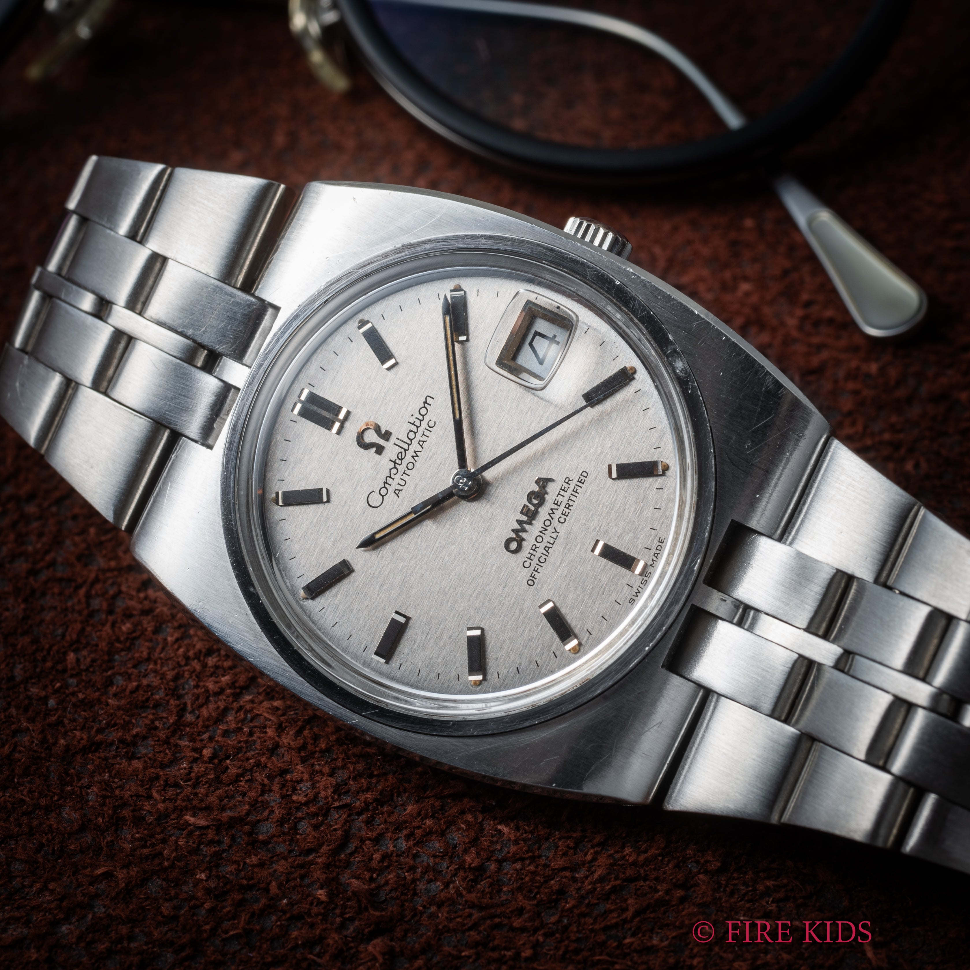 オメガ コンステレーション インテグレート 自動巻クロノメーター 1969年製 Ref.166.055