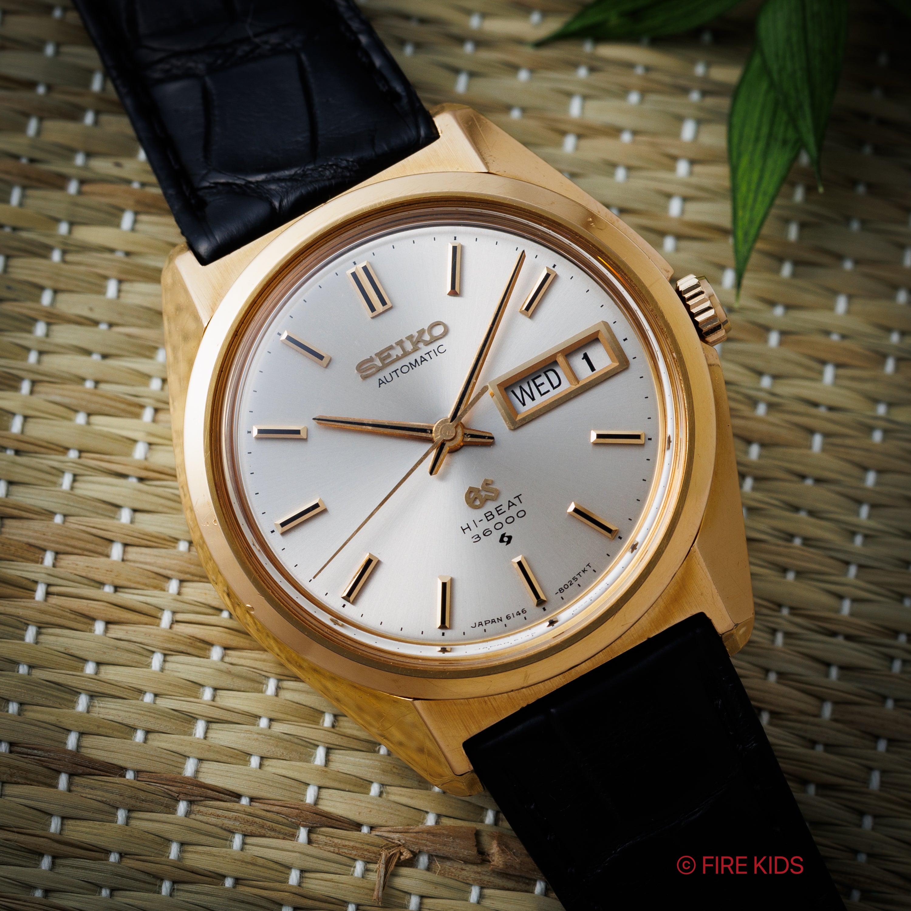 グランドセイコー 1970年製（昭和45年製） Ref.6146-8000 18金無垢 10振動自動巻き 36000 61GS