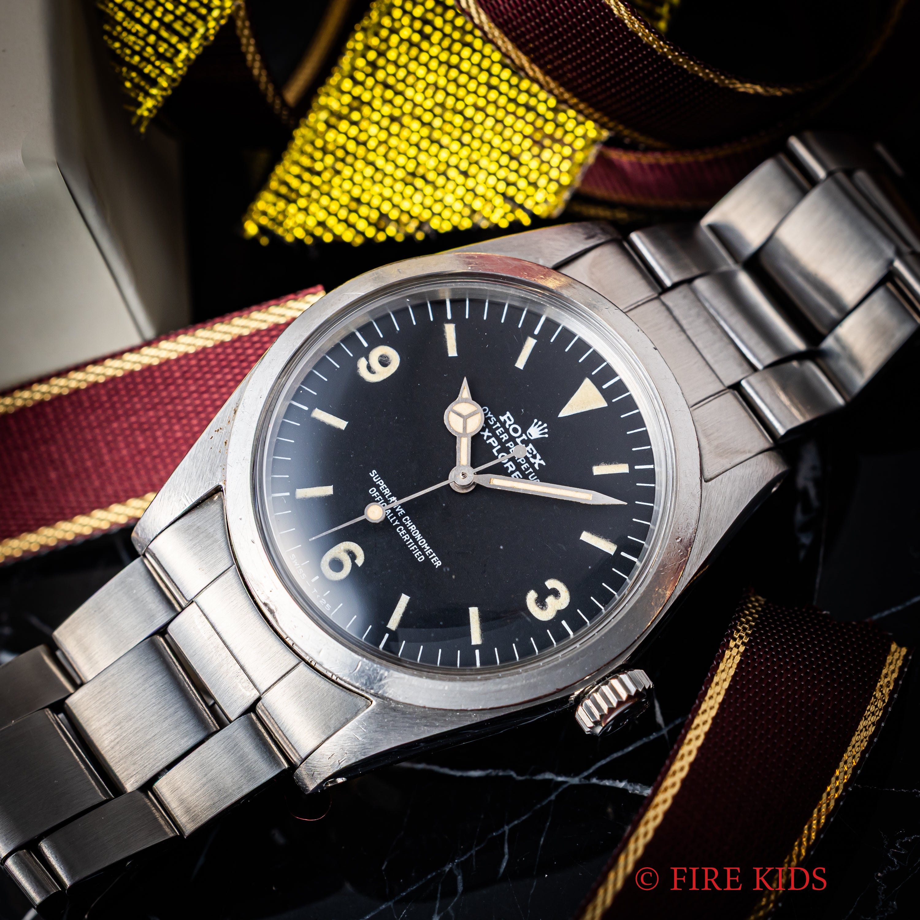 ロレックス エクスプローラー 1968年製 MK1 フロッグフット Ref.1016 ドーム風防 オールトリチウム