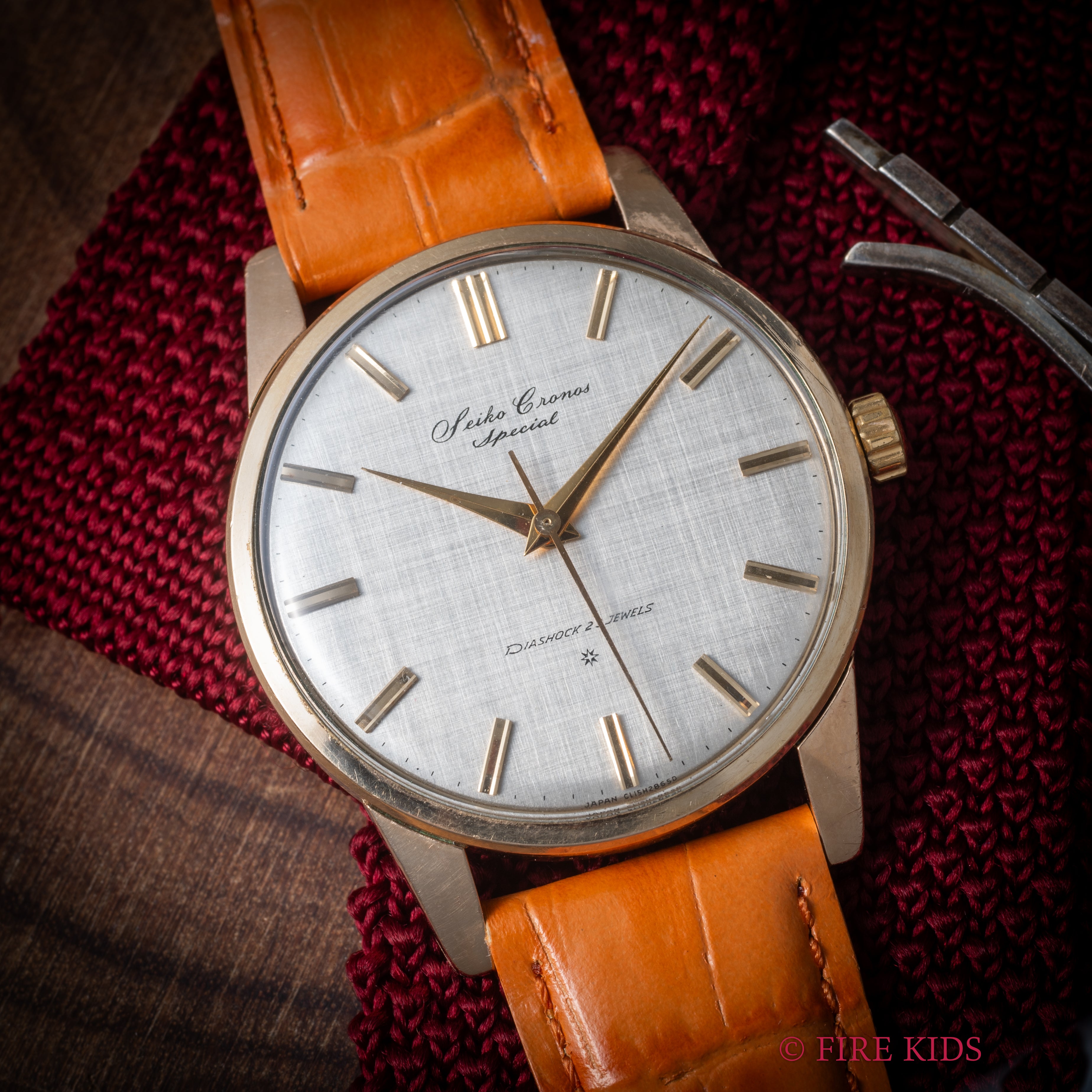 セイコー クロノススペシャル 1963年製 Ref.15033 80ミクロン金張り SDリネンダイヤル