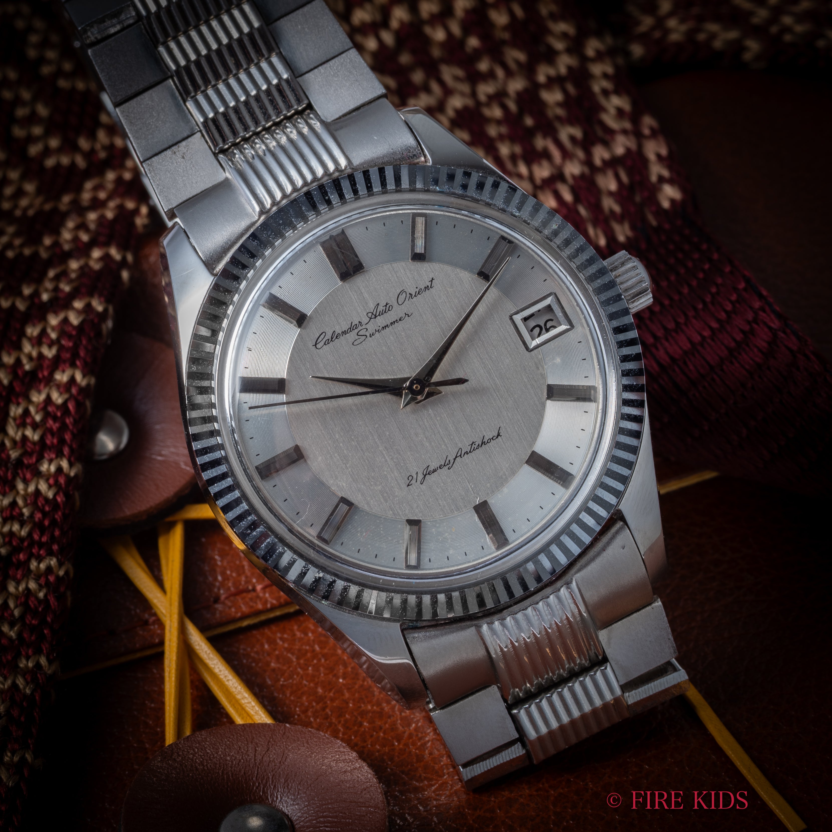 オリエント カレンダーオートオリエントスイマー 手巻き 1960年代 Ref.U19744