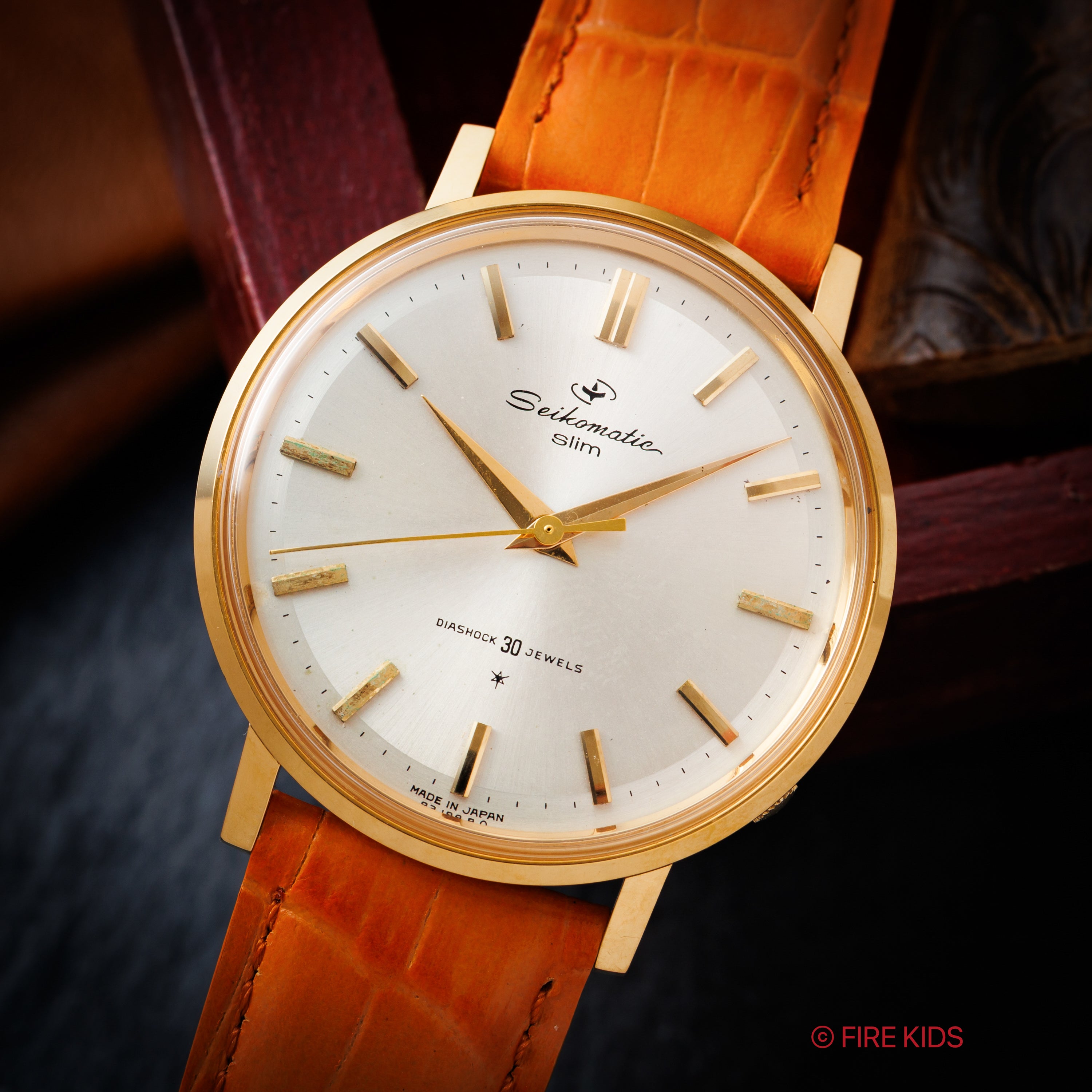 セイコー セイコーマチック スリム 1965年製 30石 Cal.830 ASGPケース