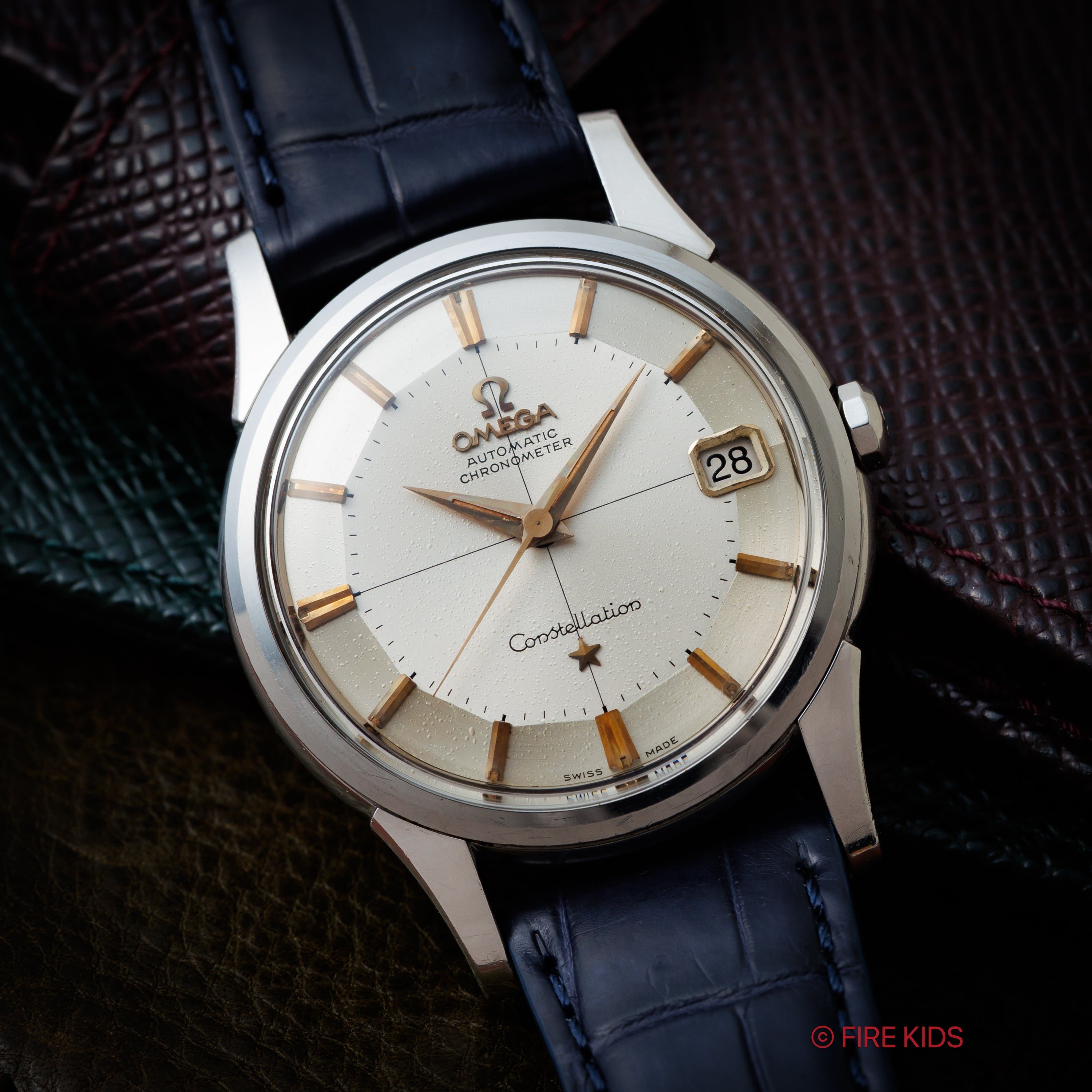 オメガ コンステレーション 12角 1961年製 Ref.14393 61SC シルバーダイヤル パイパンダイヤル