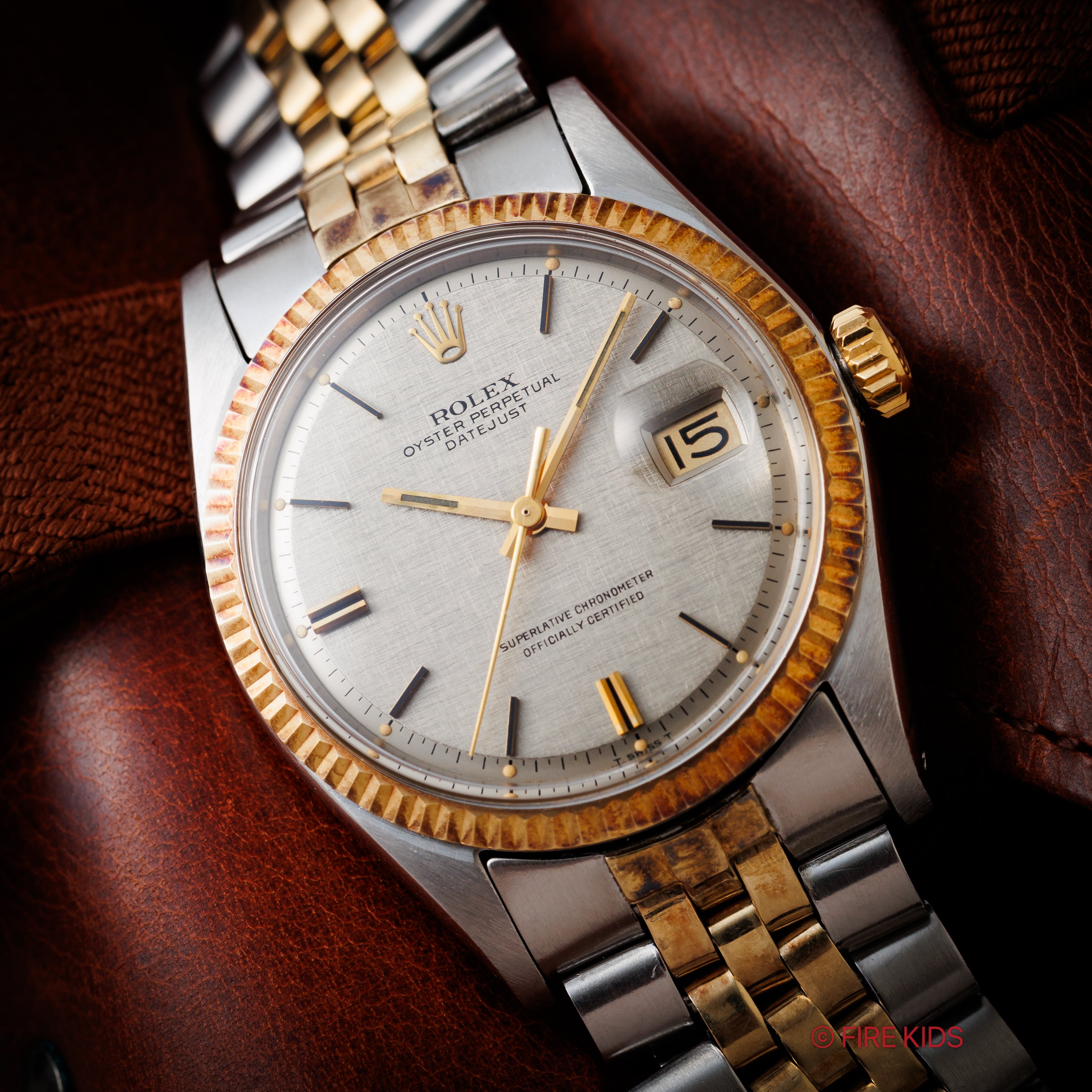 ロレックス デイトジャスト コンビ 1969年製 Ref.1601 モザイクダイヤル