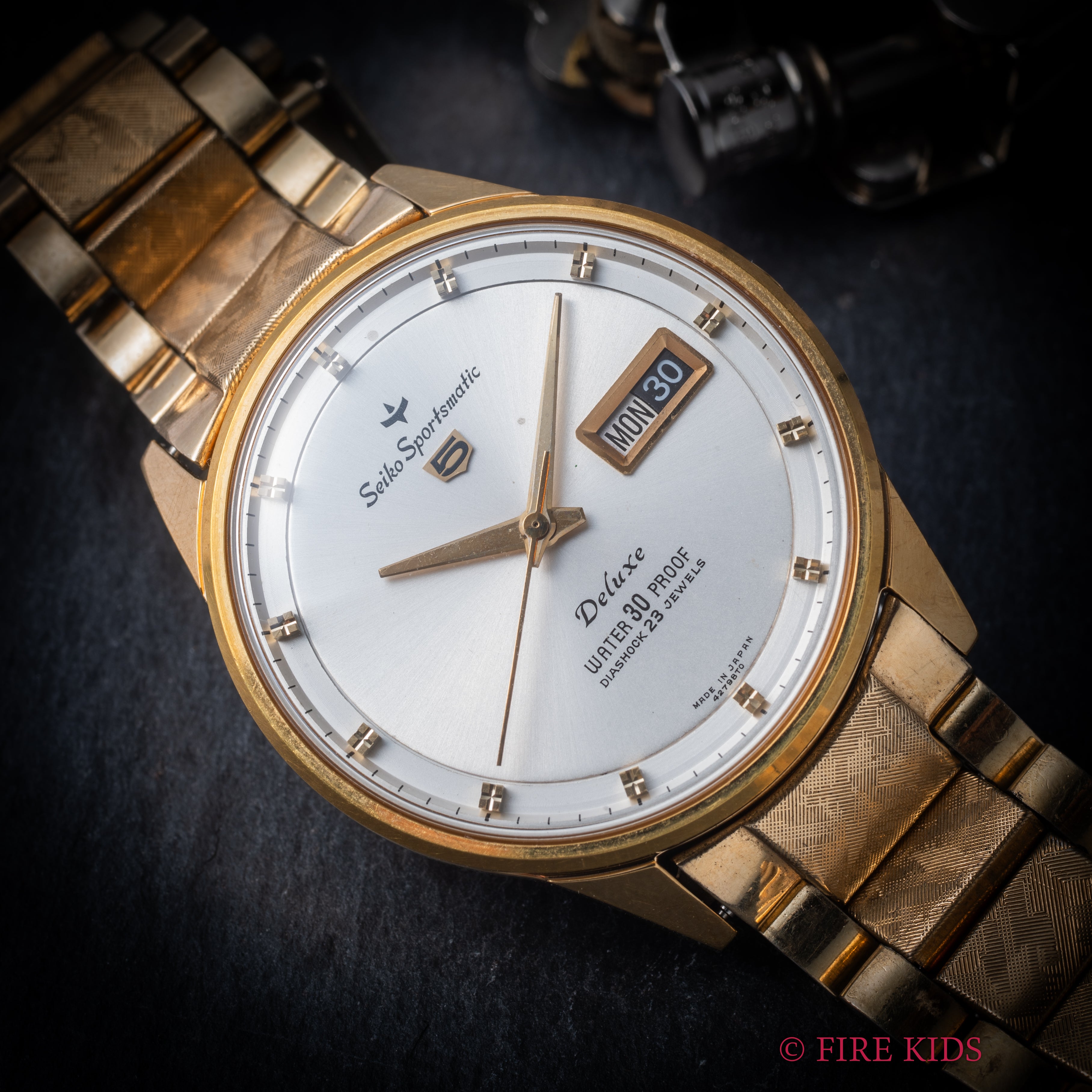 セイコー 5スポーツマチックデラックス EGPケース 1964年製 自動巻 純正ブレス