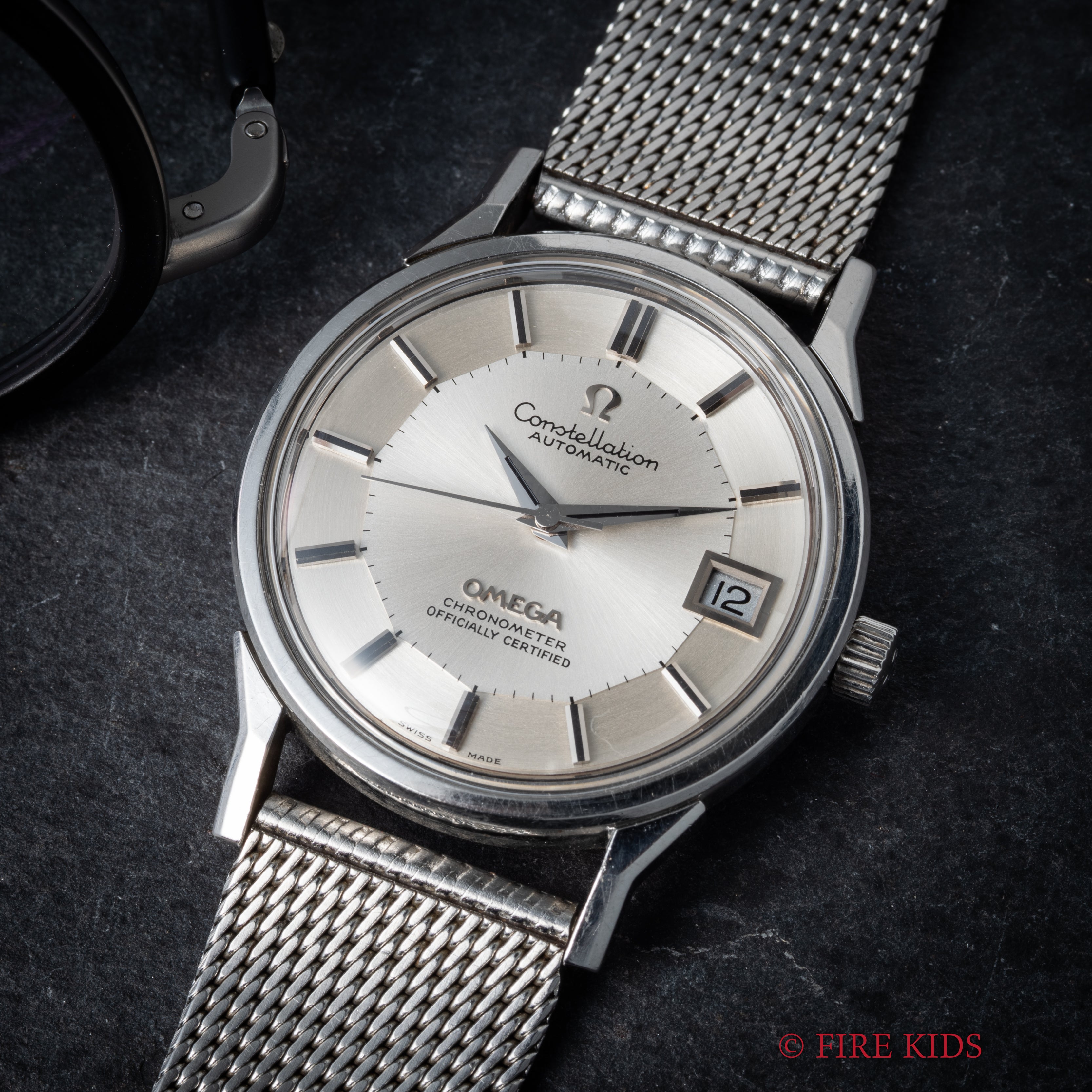 オメガ コンステレーション 12角 1973年製 最後期型 パイパンダイヤル 純正ブレス付き Ref.168.0065