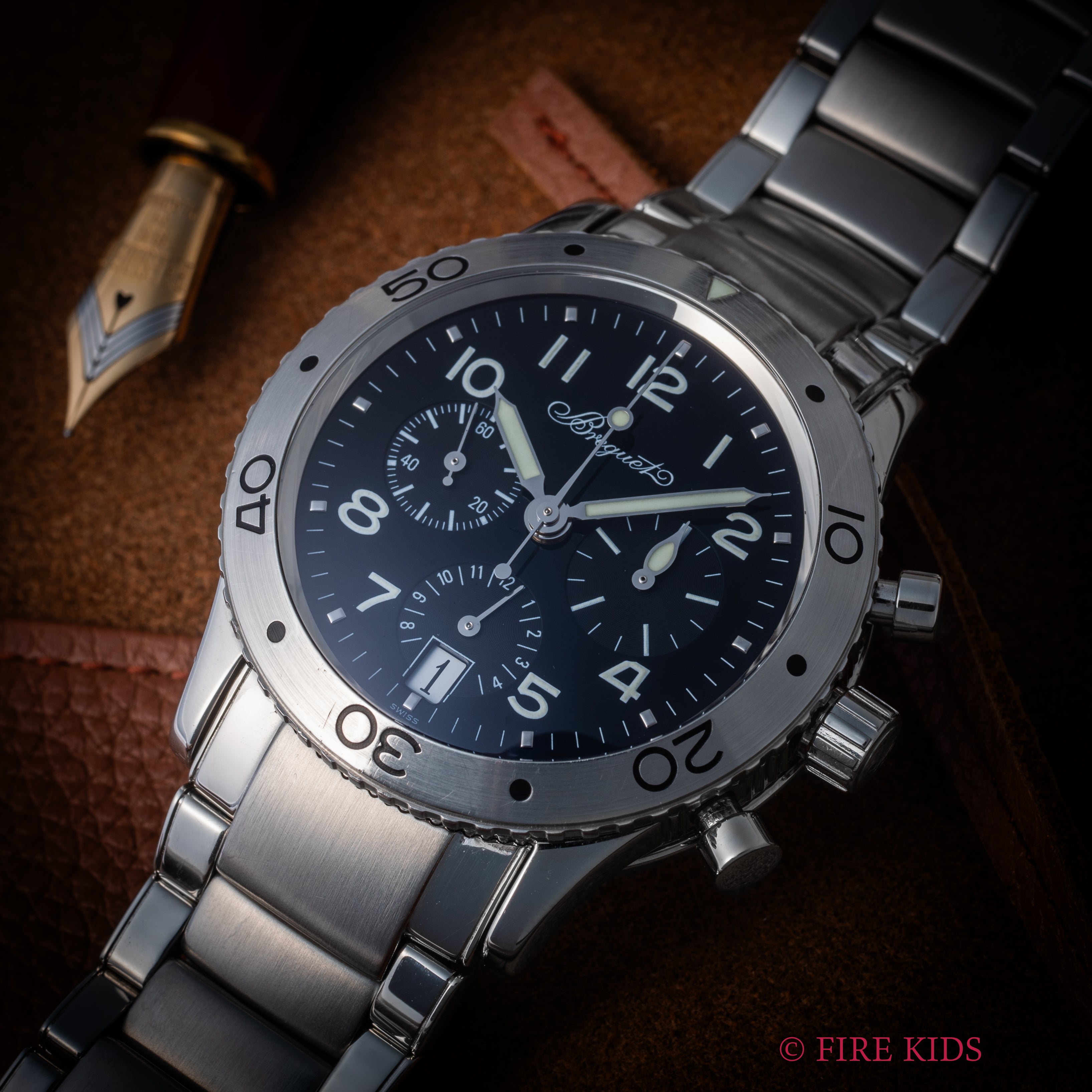 ブレゲ タイプXX トランスアトランティック Ref.3820ST 2000年代製 フライバック Cal.582Q 純正ブレス