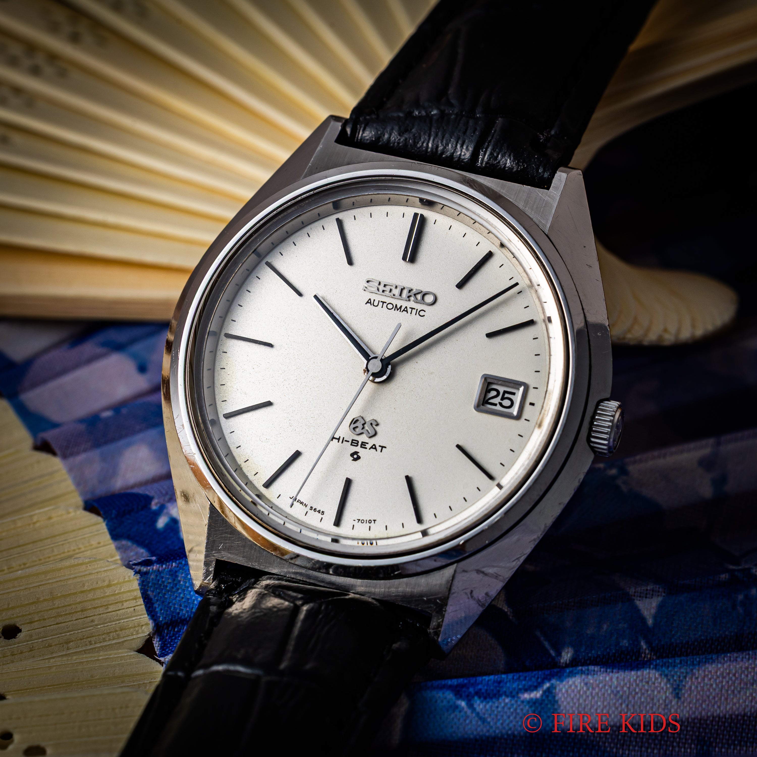 グランドセイコー 1973年製 Ref.5645-7010 56GS ハイビート自動巻 別作スケルトン裏蓋