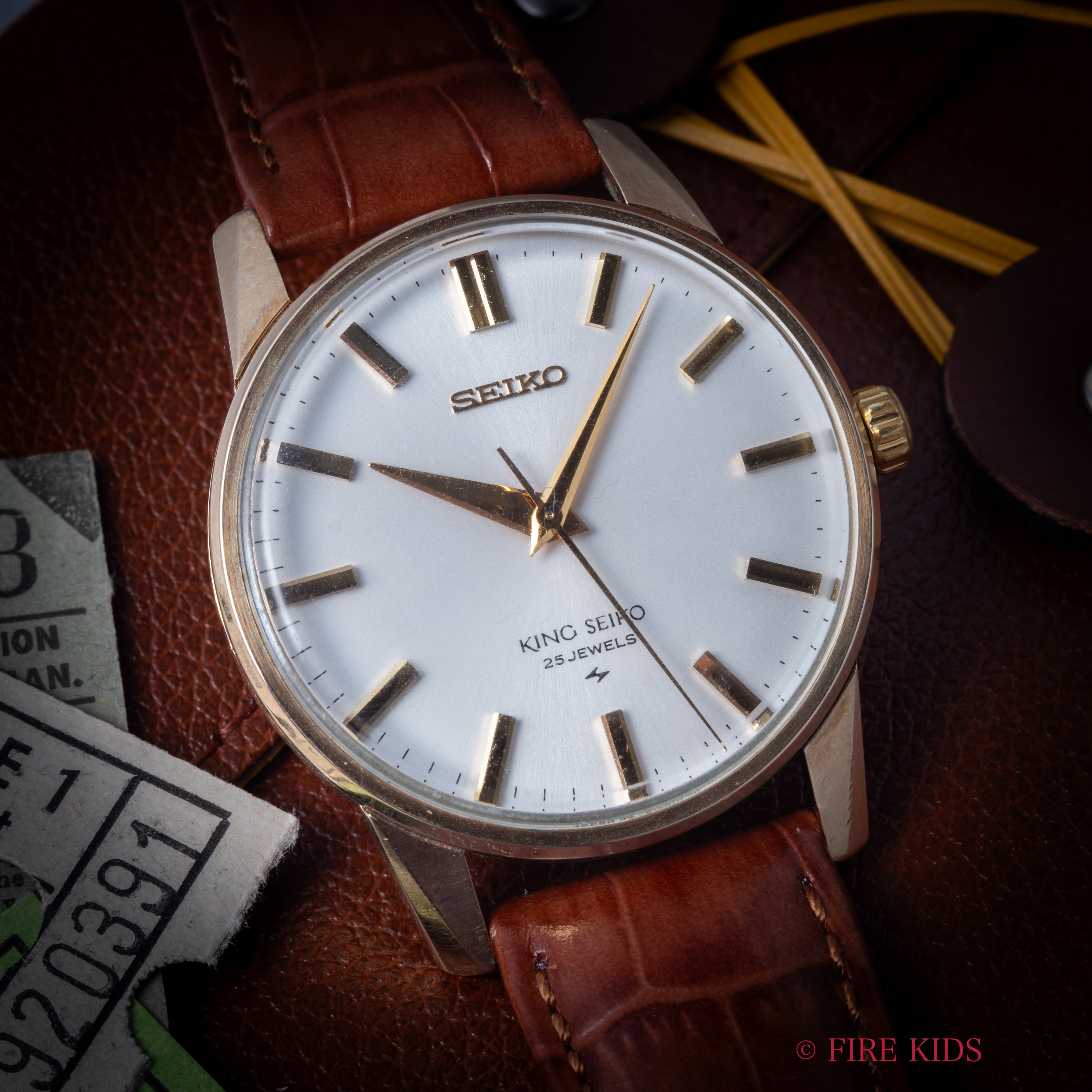 キングセイコー 1968年製 Ref.44-2000 AGF 44KS最後期型 ロービート手巻き