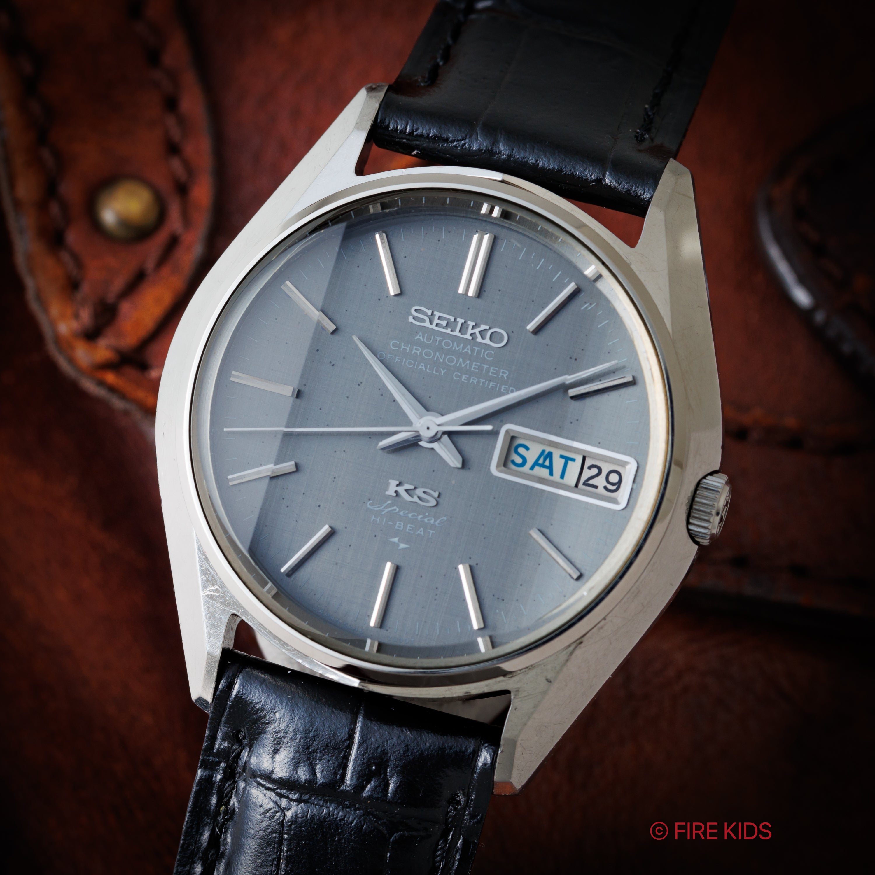 キングセイコー 52KS スペシャル 自動巻き 1972年製 グレーダイヤル カットガラス