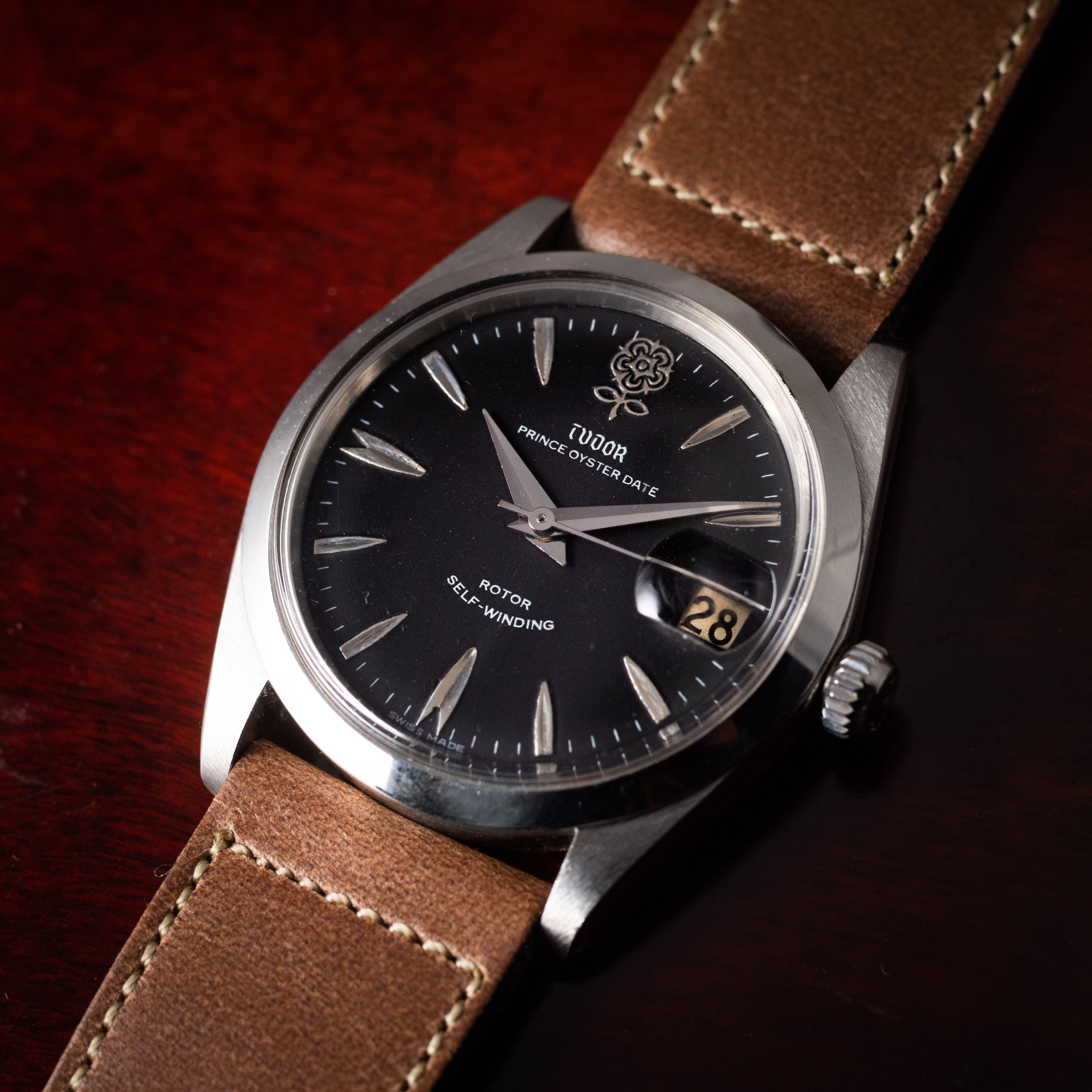 チューダー デカバラ 1968年製 オイスタープリンスデイト ブラックダイヤル