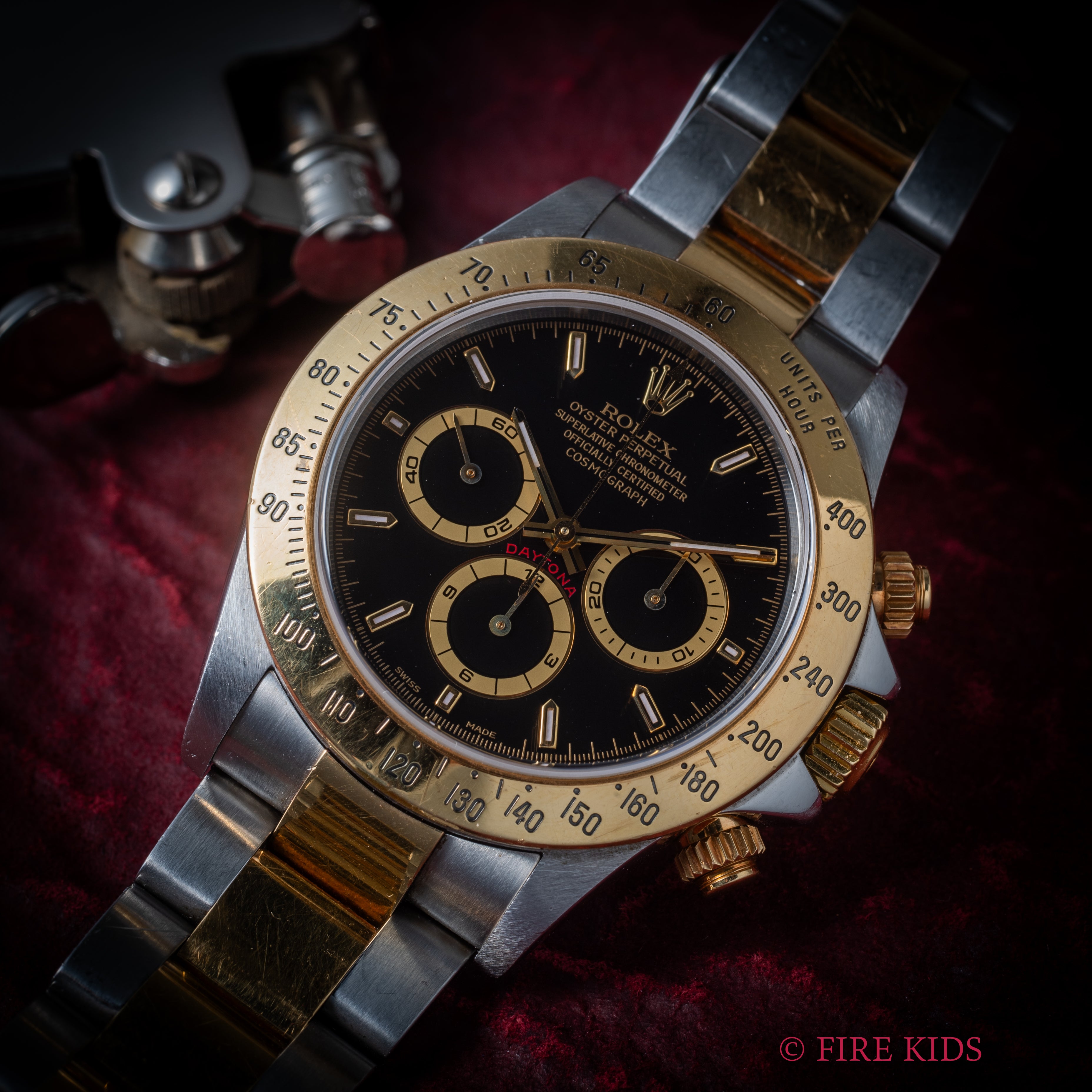 ロレックス デイトナ 1999年製 Ref.16523 エルプリメロ Cal.4030 A番ギャランティ付