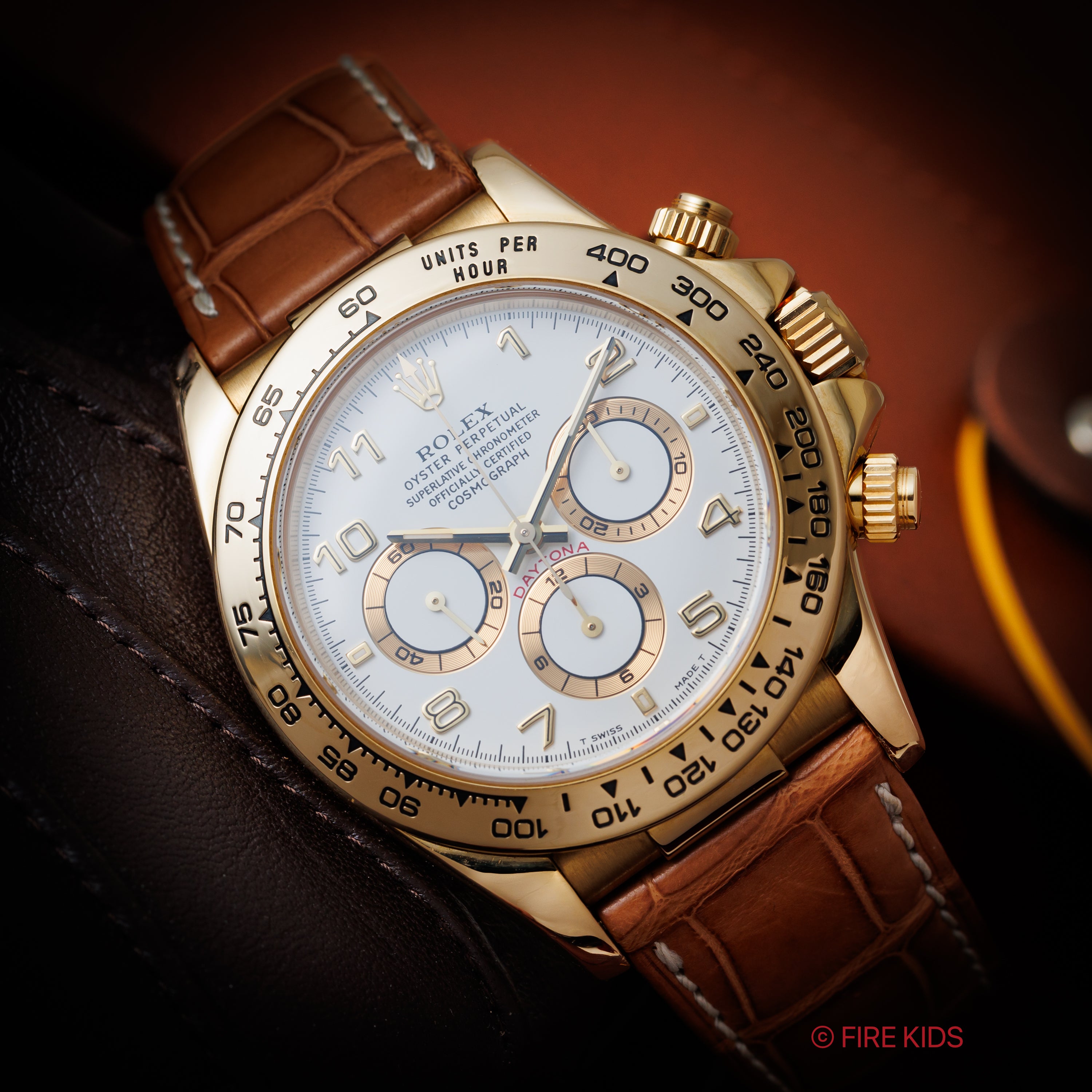 ロレックス デイトナ 1996年製 Ref.16518 Cal.4030 18金イエローゴールド ギャランティ・タグ・国際サービス保証書付