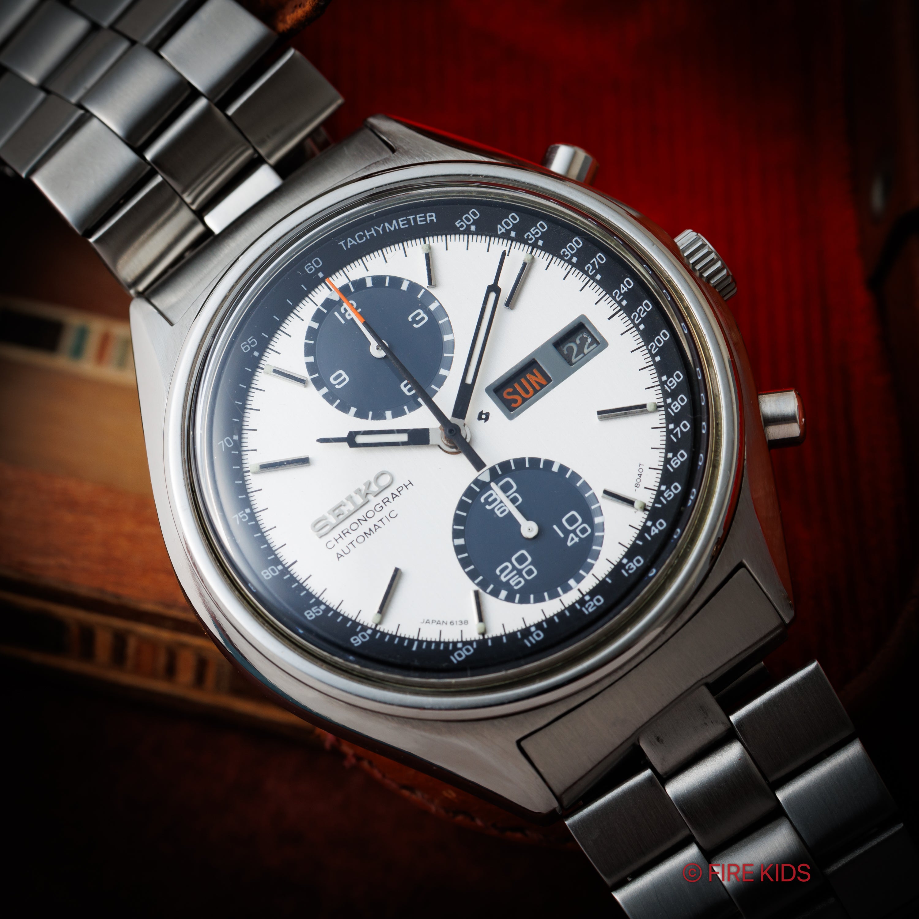 セイコー クロノグラフ 1974年製 自動巻き Ref.6138-8000 ベビーパンダ