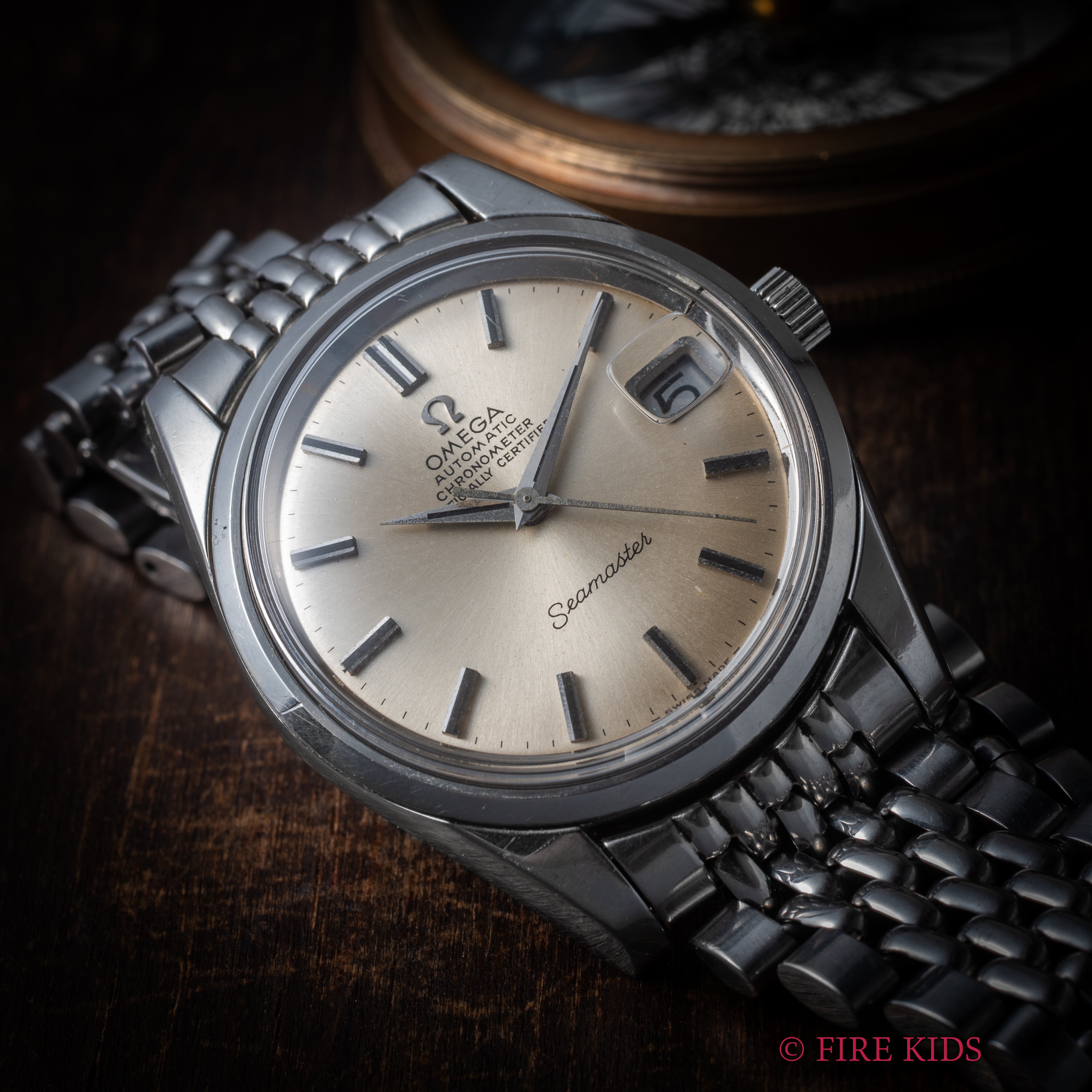 オメガ シーマスター クロノメーター Ref.168.024 Cal.564 自動巻き 純正ライスブレス付き 1969年製