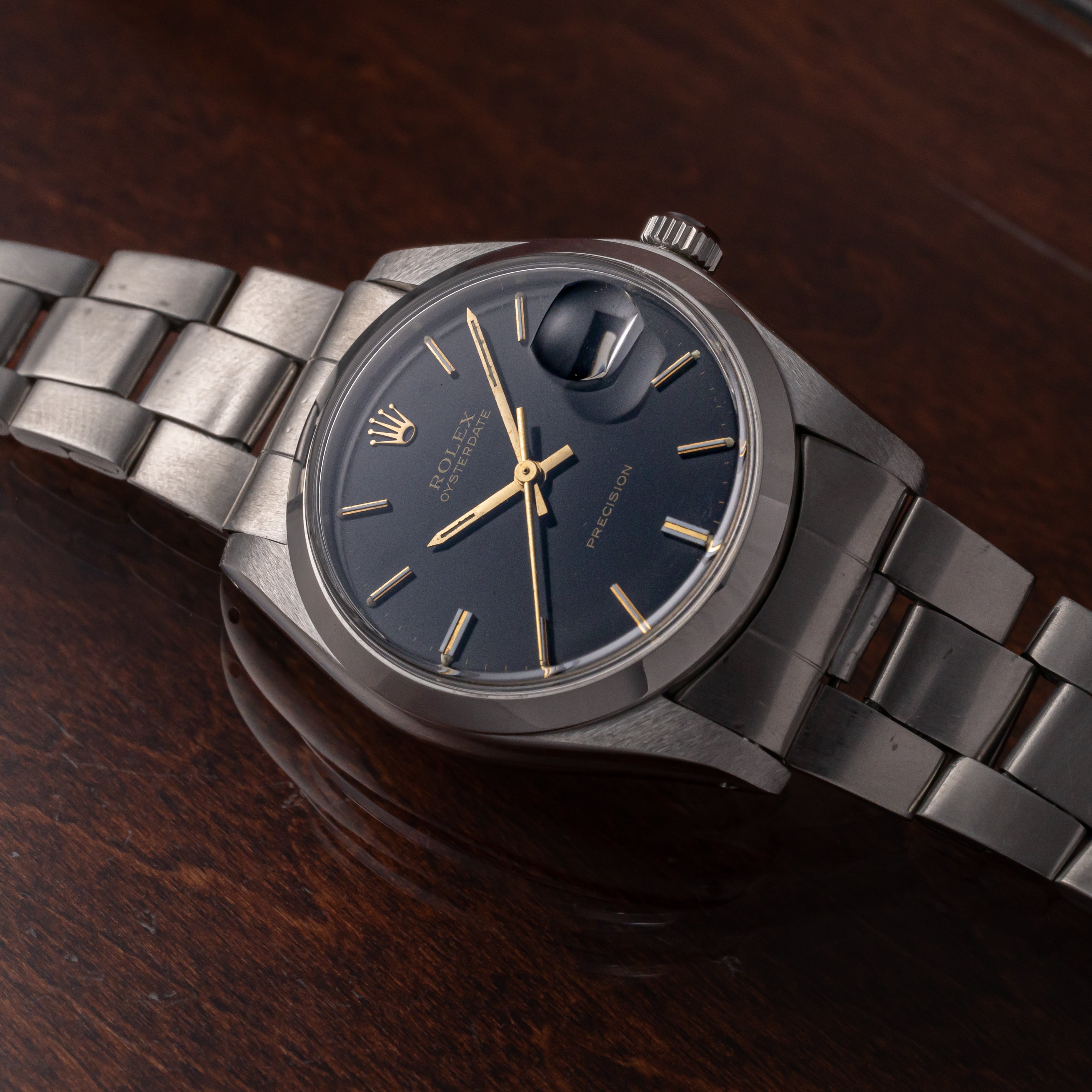 ロレックス 1978年製 オリジナルブラックダイヤル Ref.6694 オイスターデイト