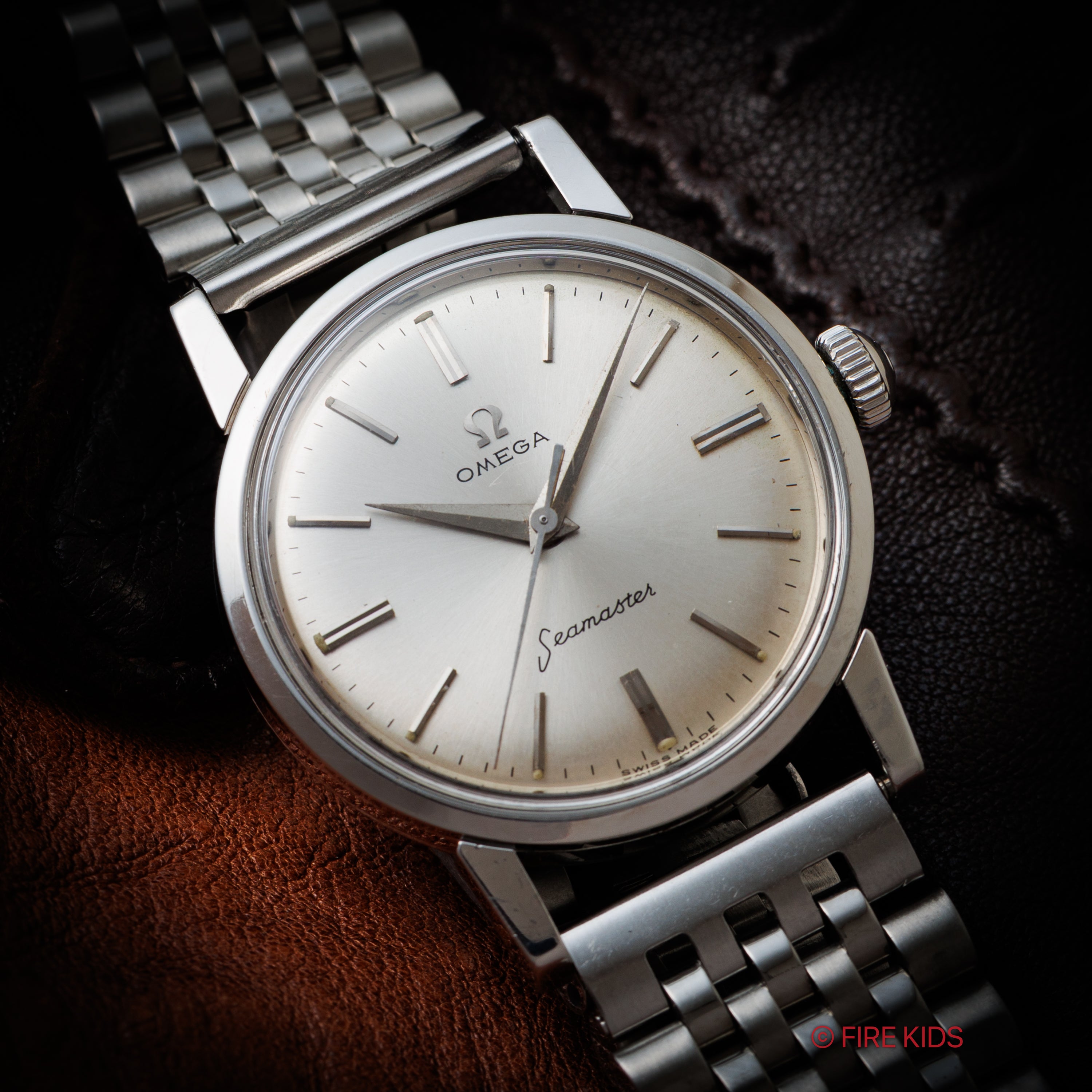 オメガ シーマスター 手巻き 1958年製 シルバーダイヤル Ref.2964 1 SC Cal.520