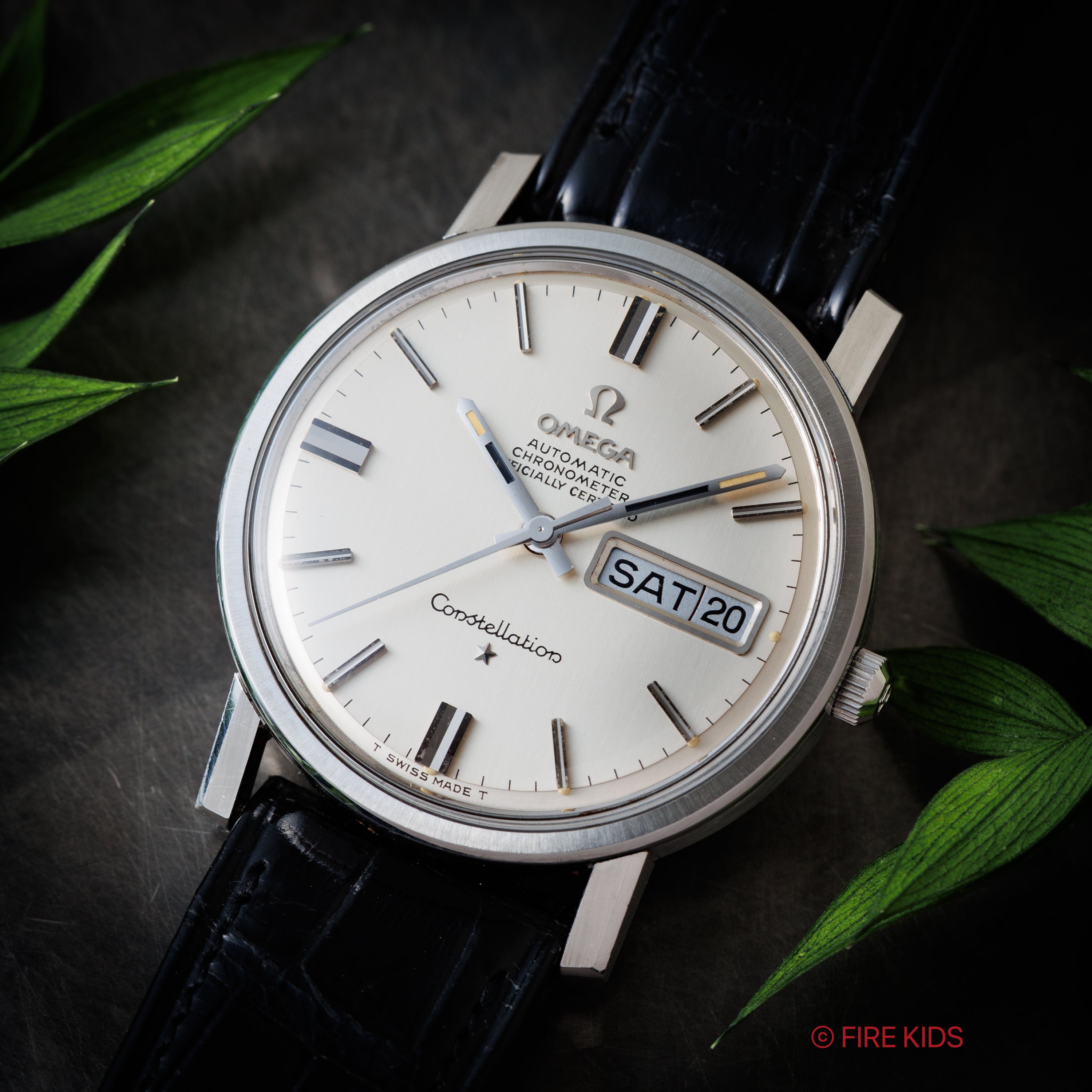 オメガ コンステレーション 1969年製 クロノメーター自動巻 Cal.751 Ref.168.016 純正尾錠付き