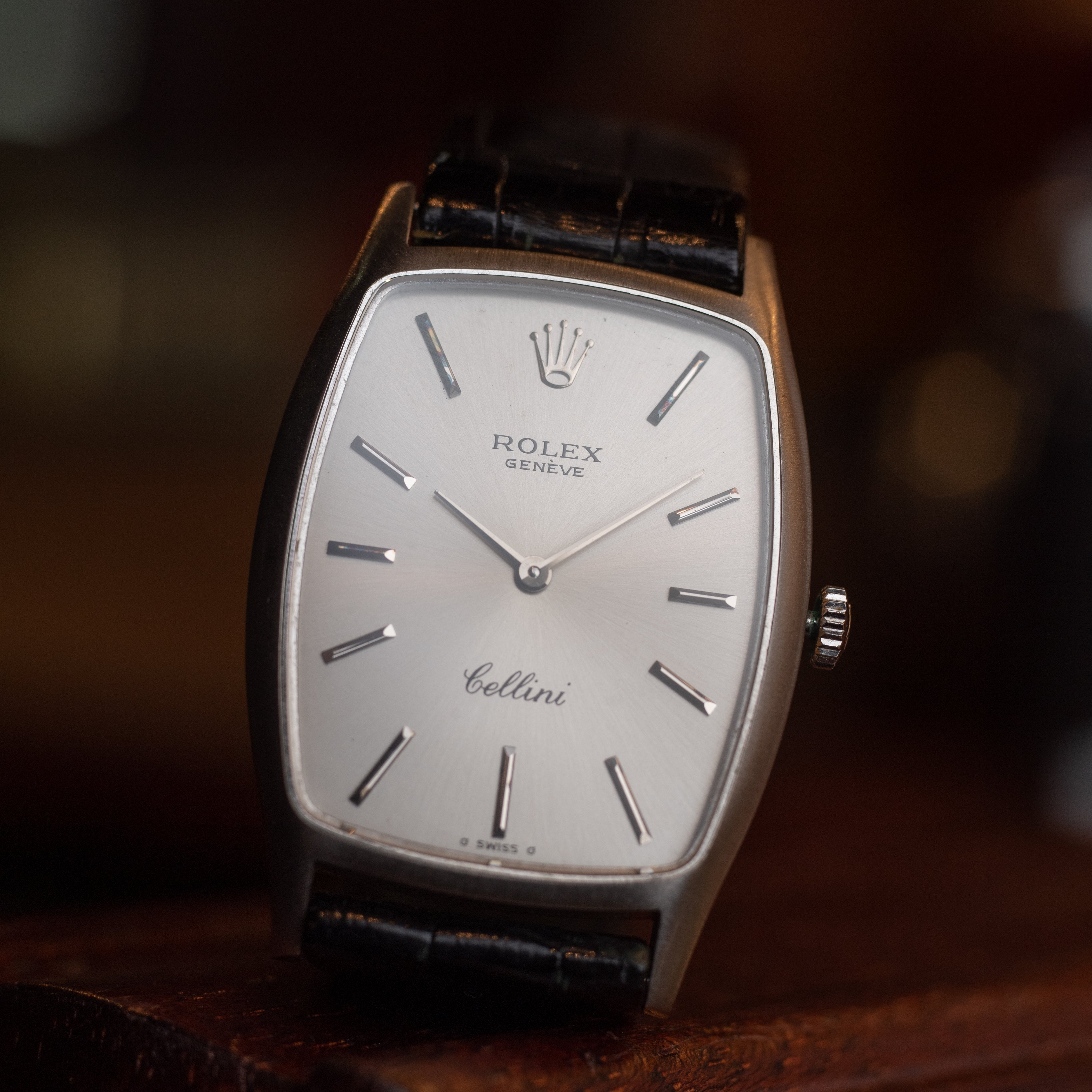 ロレックス チェリーニ 1972年製 トノー型 18KWG 手巻き