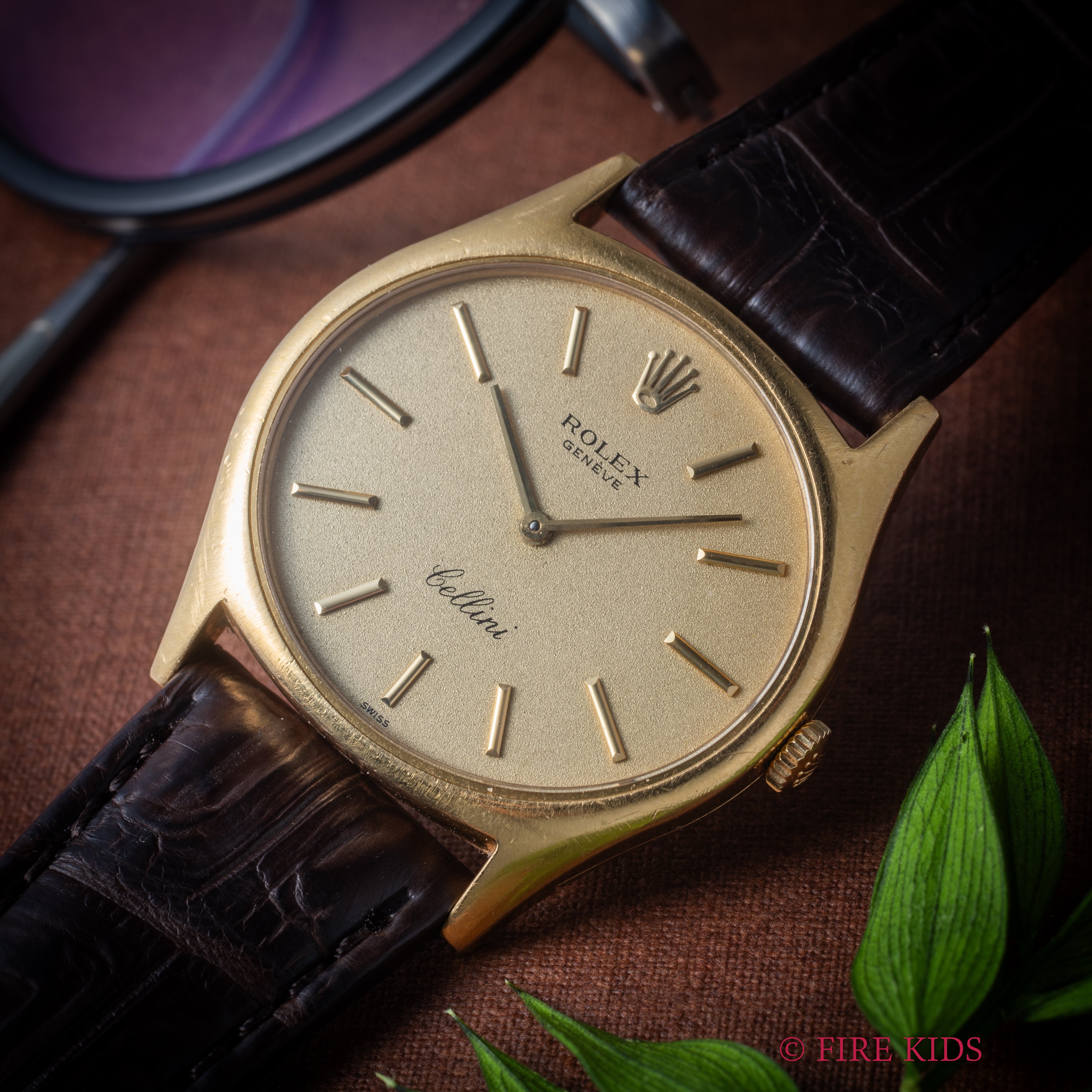 ロレックス チェリーニ 1975年製 Ref.3806 18金無垢イエローゴールド 手巻