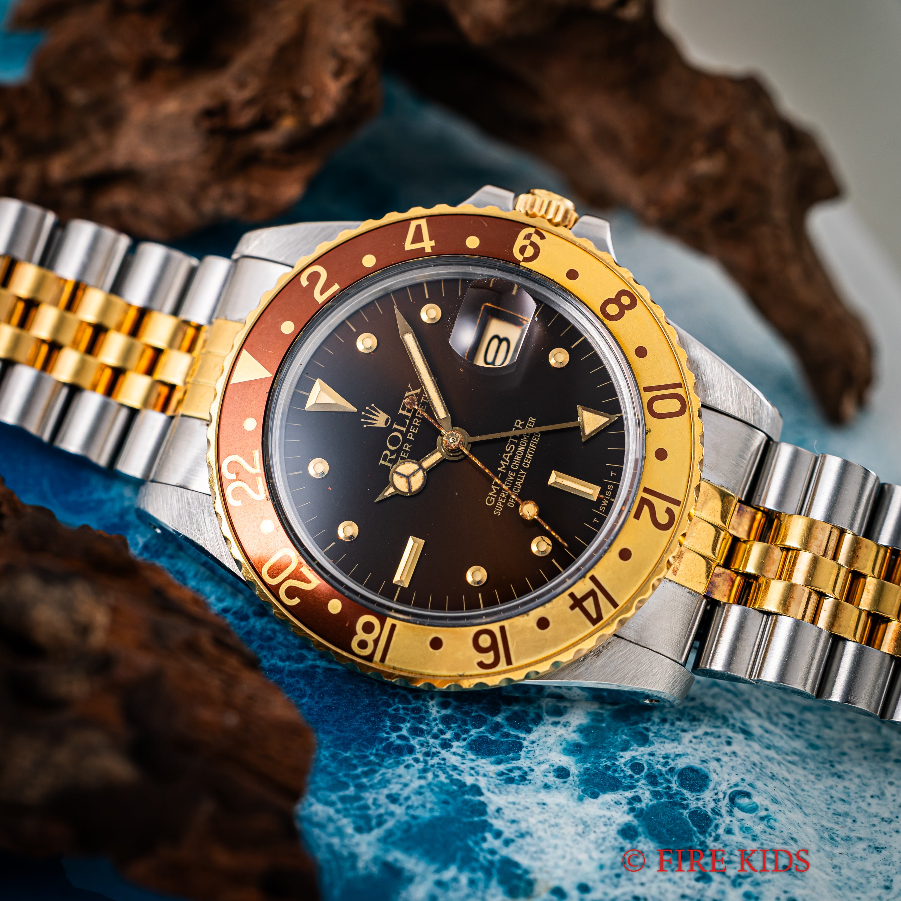 ロレックス GMTマスター 1979年製 茶ツボ Ref.16753 ルートビア オールトリチウム