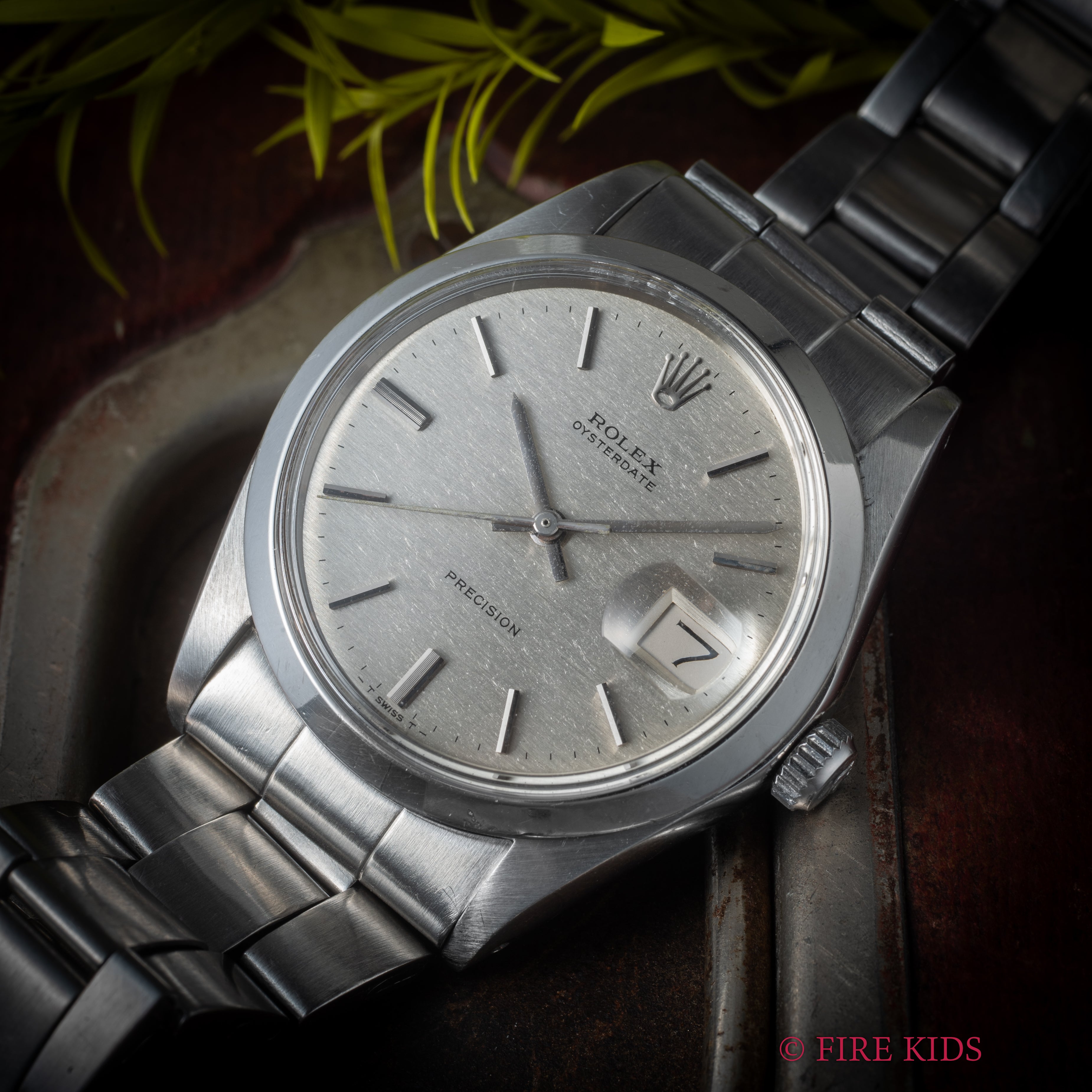 ロレックス オイスターデイト 1972年製 Ref.6694 手巻き 夜光無し オイスターブレス