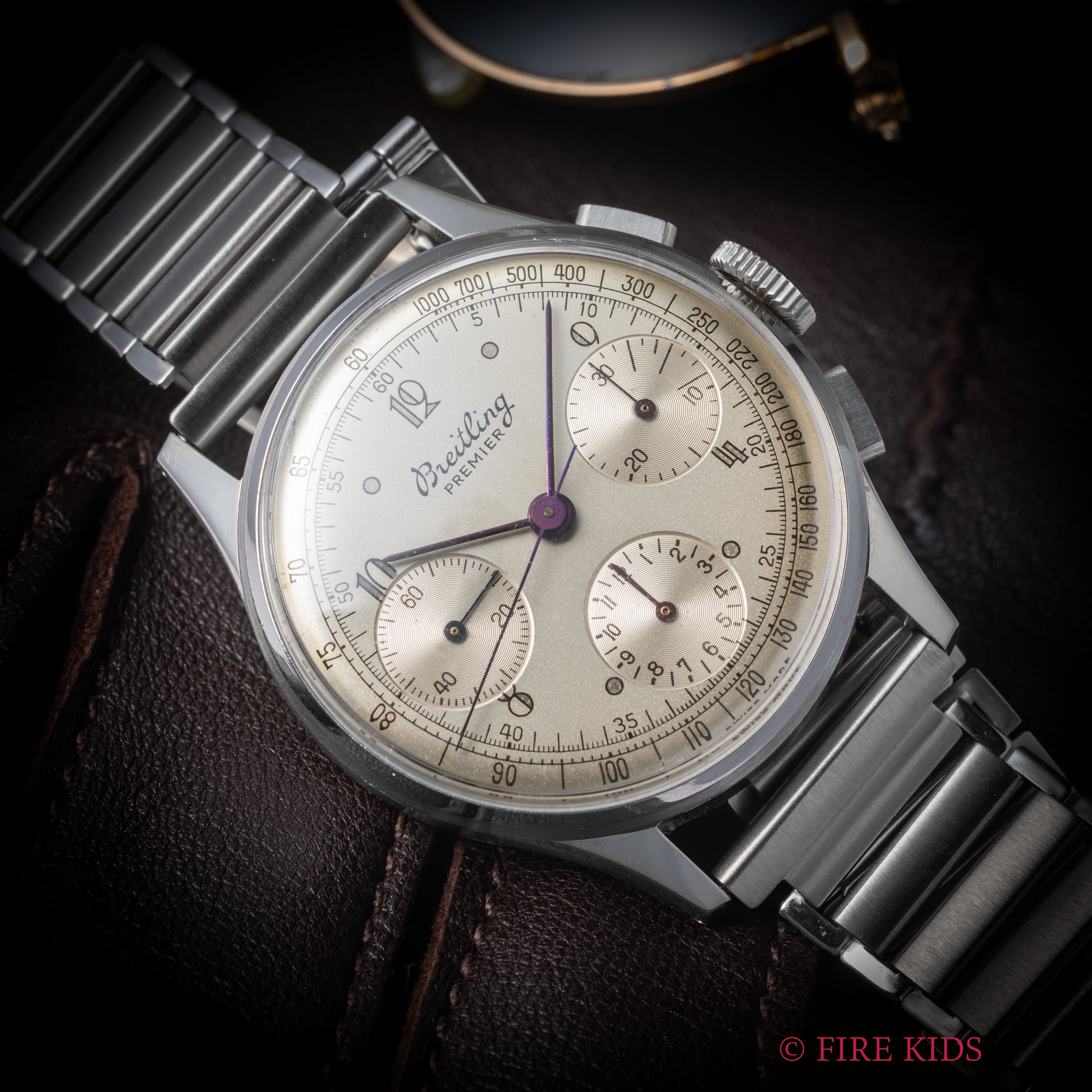 ブライトリング プレミエ Ref.787 1945年製 Cal.178 手巻き 3レジスタークロノグラフ