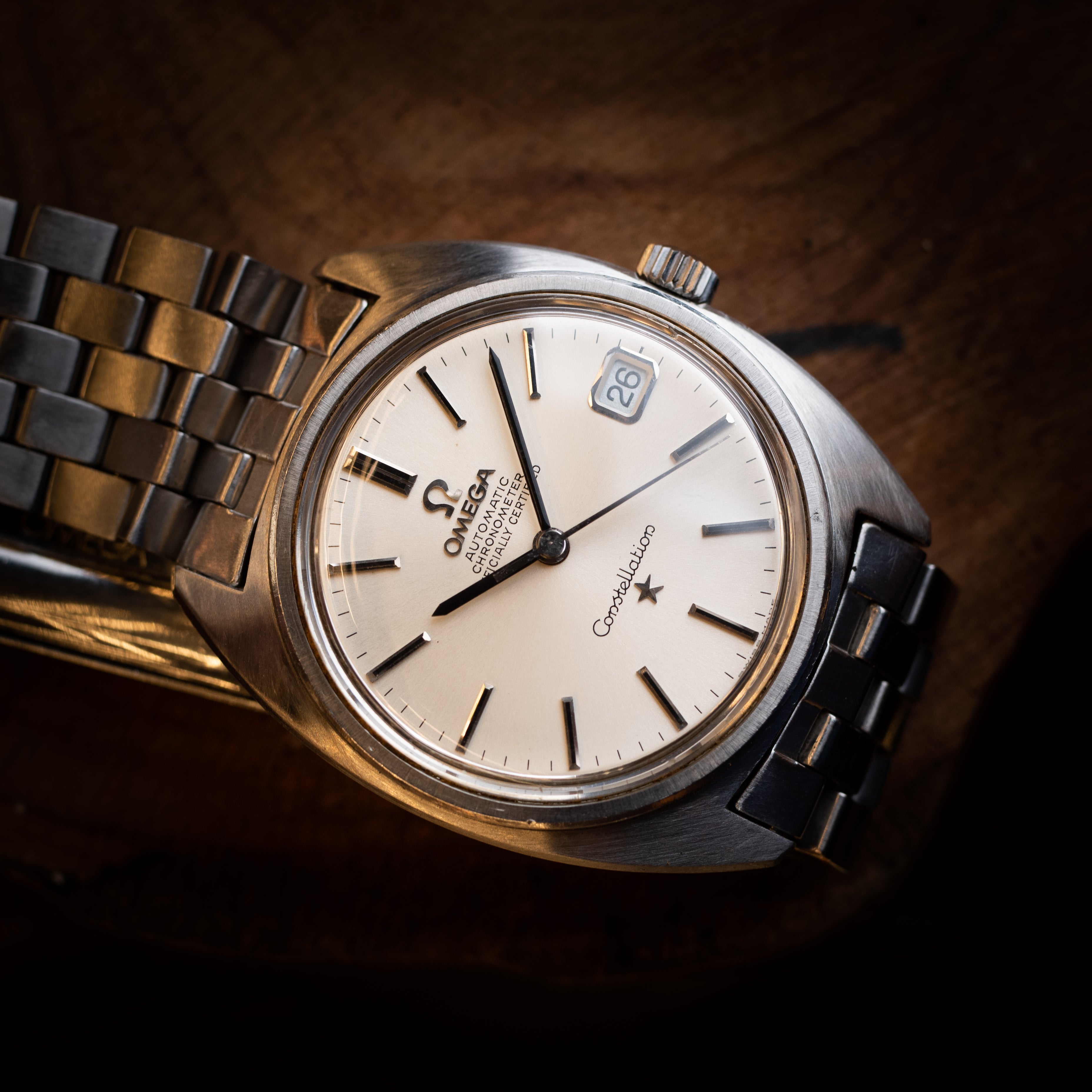 オメガ コンステレーション 1968年製 ジェンタ オートマチック ブレス付き