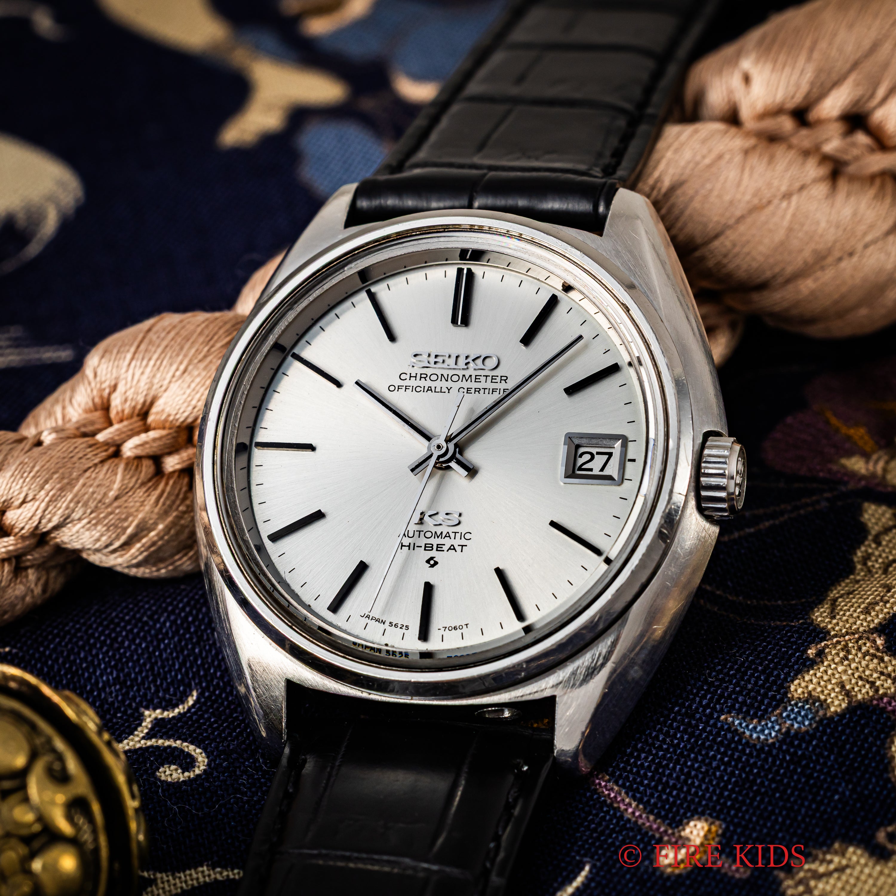 キングセイコークロノメーター ハイビート自動巻き 1970年製（昭和45年製）Ref.5625-7060