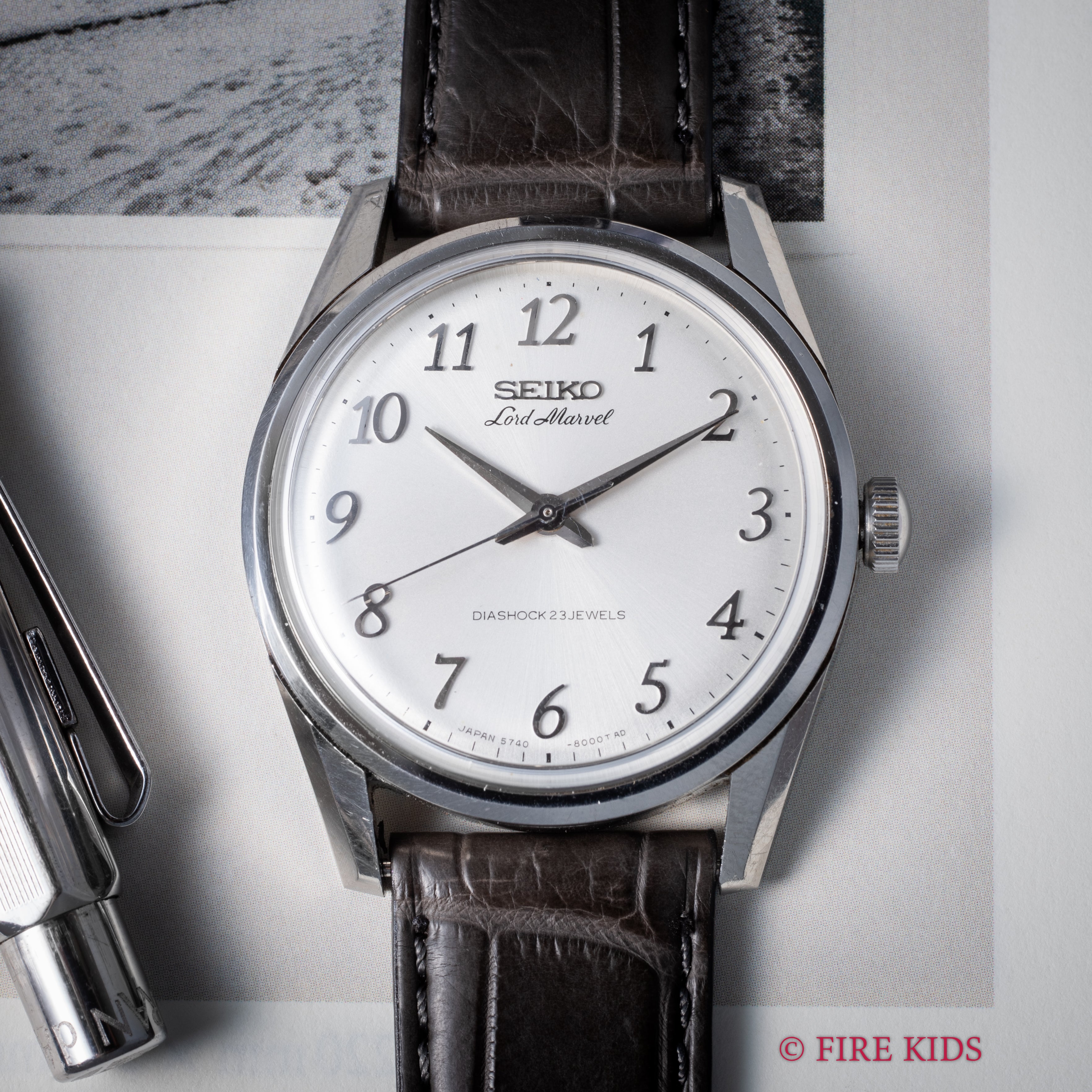 セイコー ロードマーベル 1966年製 Ref.5740‐8000 ロービート手巻き アラビアダイヤル 筆記体ロゴ