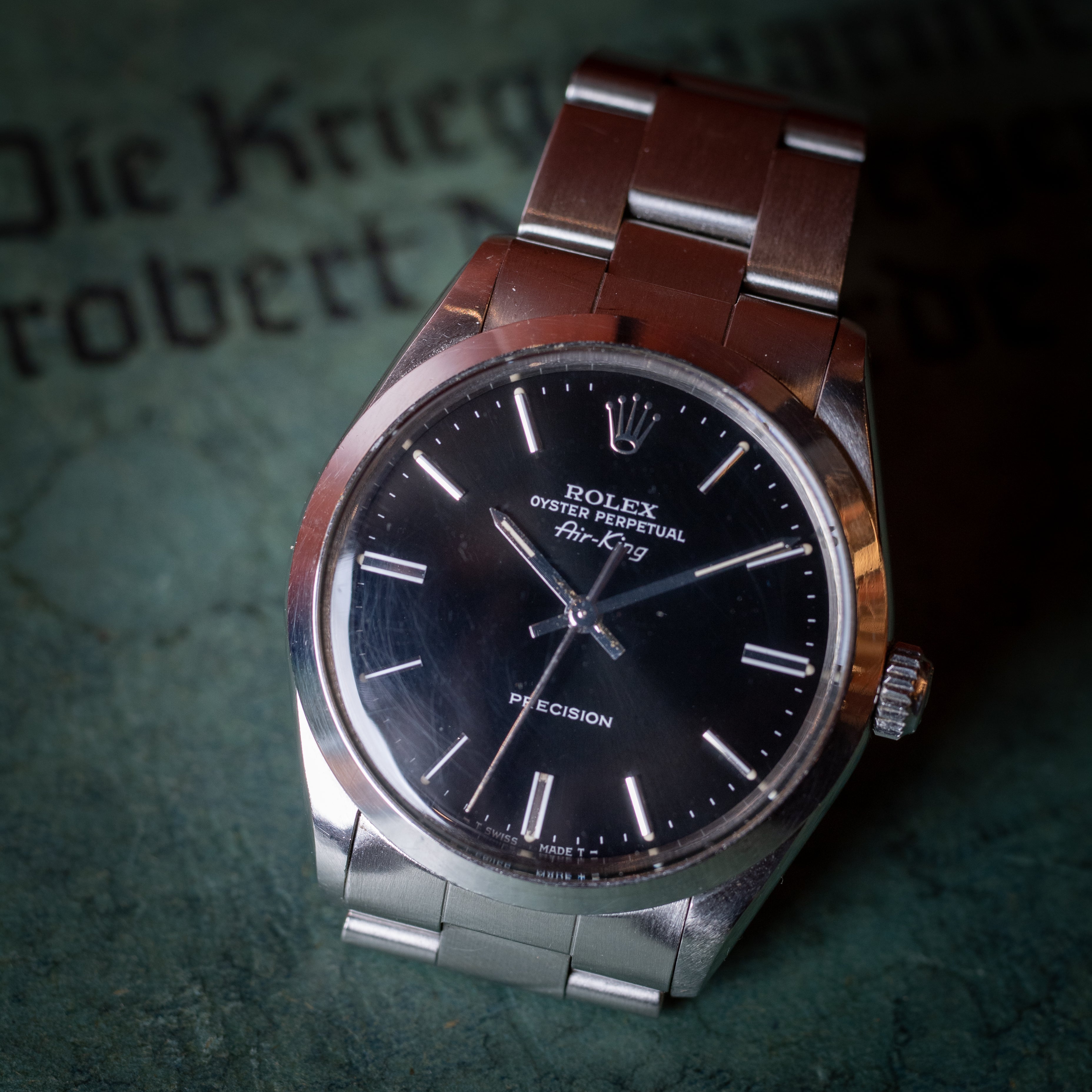 ロレックス エアキング Ref.5500 ブラックダイヤル 1989～1990年製