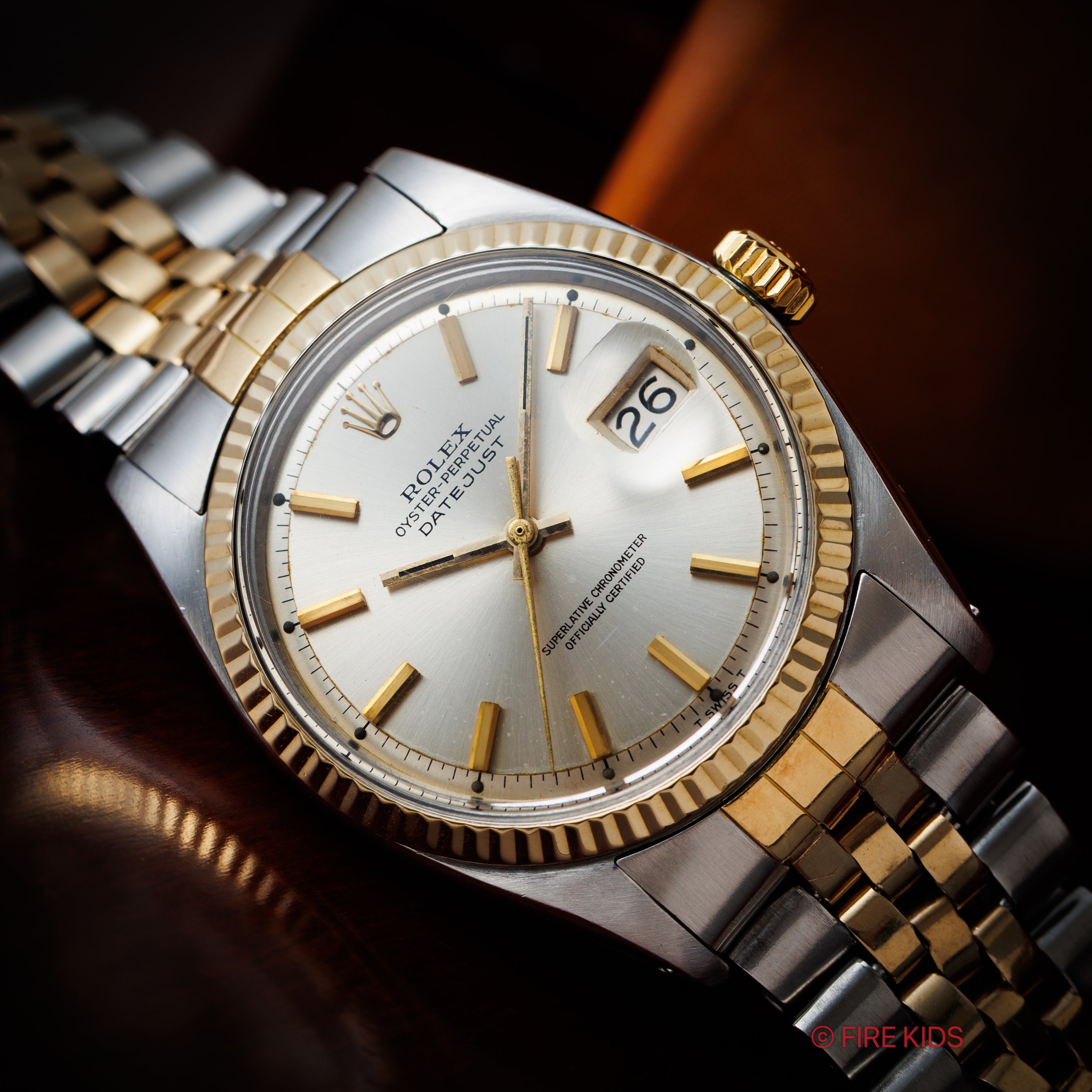 ロレックス デイトジャスト コンビ 1966年製 Ref.1601 シルバーダイヤル