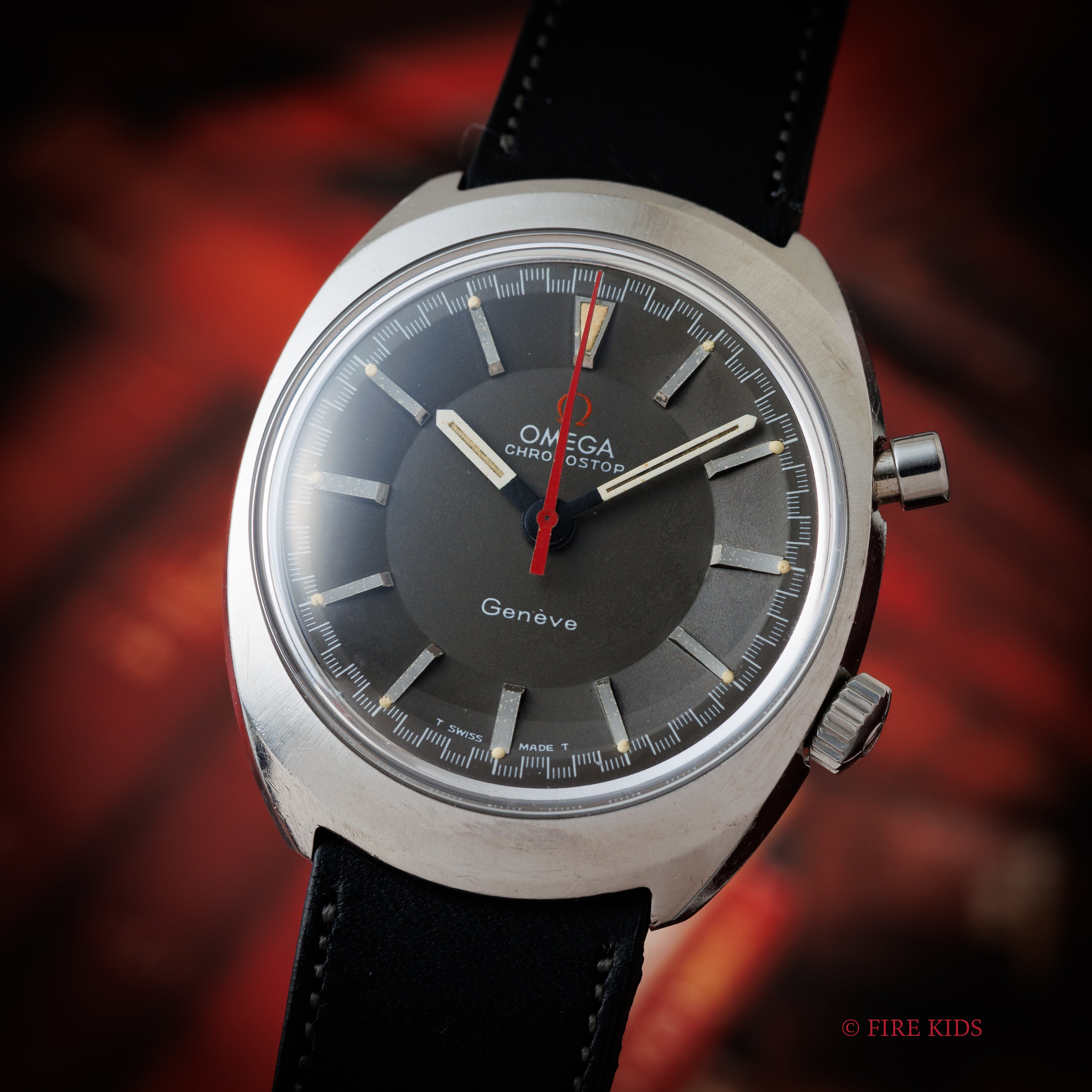 オメガ クロノストップ 1967年製 レーシングダイヤル 手巻き Cal.865 Ref.145.009